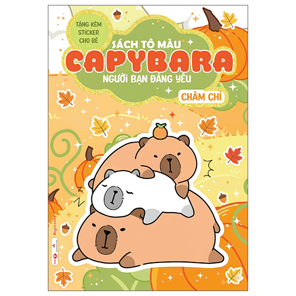 Sách Tô Màu Capybara - Người Bạn Đáng Yêu - Tinh Nghịch