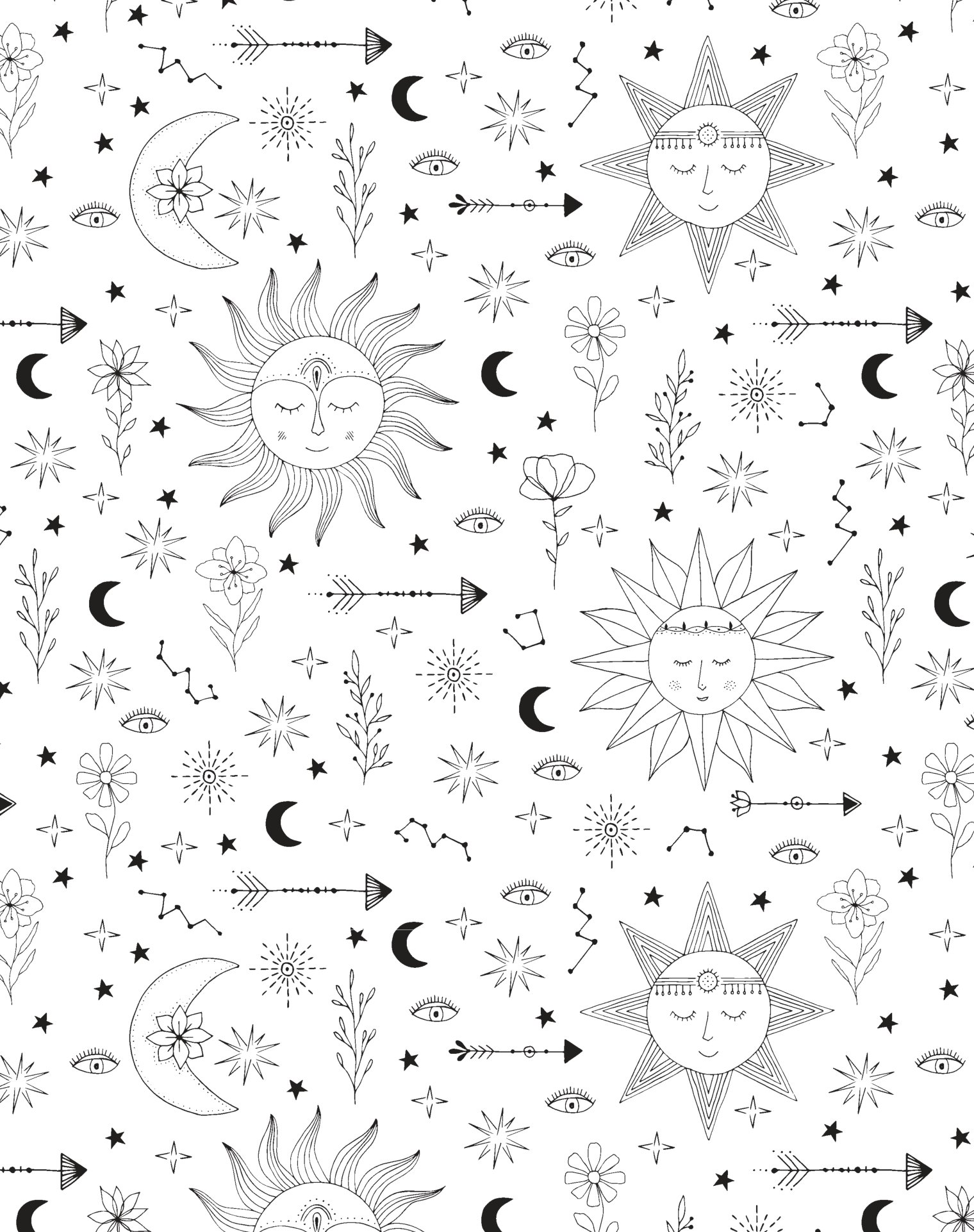 sách tô màu chiêm tinh - tô màu theo cách của bạn để khai mở trực giác diệu kỳ