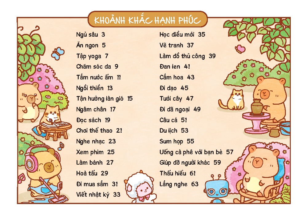 Sach To Mau - Hanh Phuc Nho Cua Capybara