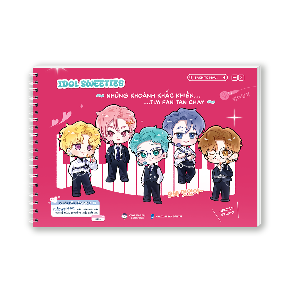 Sach To Mau - Idol Sweeties - Nhung Khoanh Khac Khien Tim Fan Tan Chay - Phien Ban Dac Biet