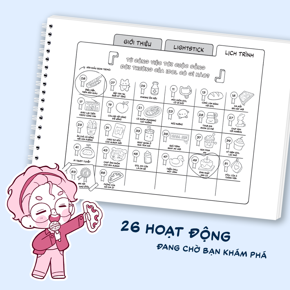 Sach To Mau - Idol Sweeties - Nhung Khoanh Khac Khien Tim Fan Tan Chay - Phien Ban Dac Biet