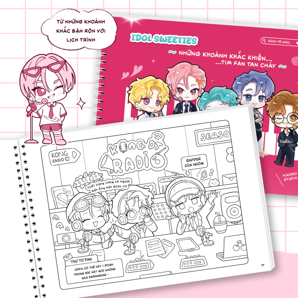 Sach To Mau - Idol Sweeties - Nhung Khoanh Khac Khien Tim Fan Tan Chay - Phien Ban Dac Biet