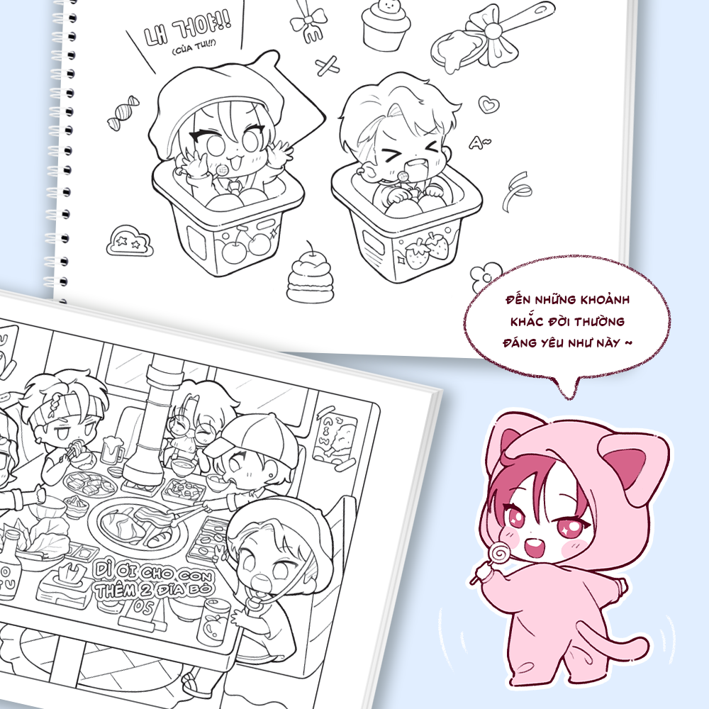 Sach To Mau - Idol Sweeties - Nhung Khoanh Khac Khien Tim Fan Tan Chay - Phien Ban Dac Biet