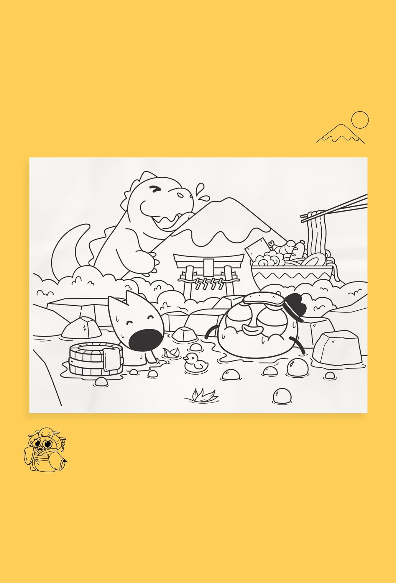 Sách Tô Màu - Muôn Nơi Én Tới - Tặng Kèm Sticker + Postcard