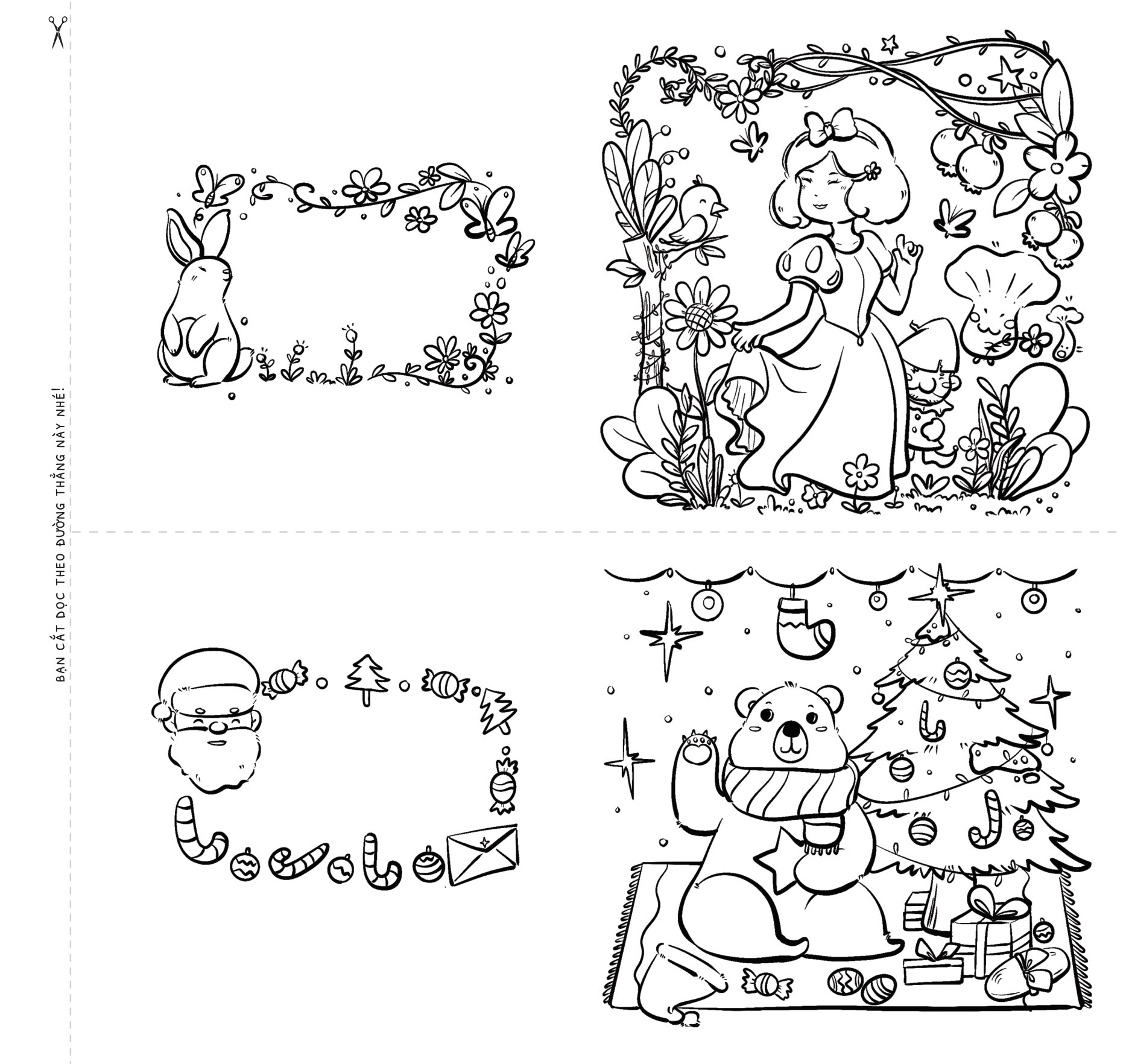 sách tô màu - tấm thiệp cảm xúc