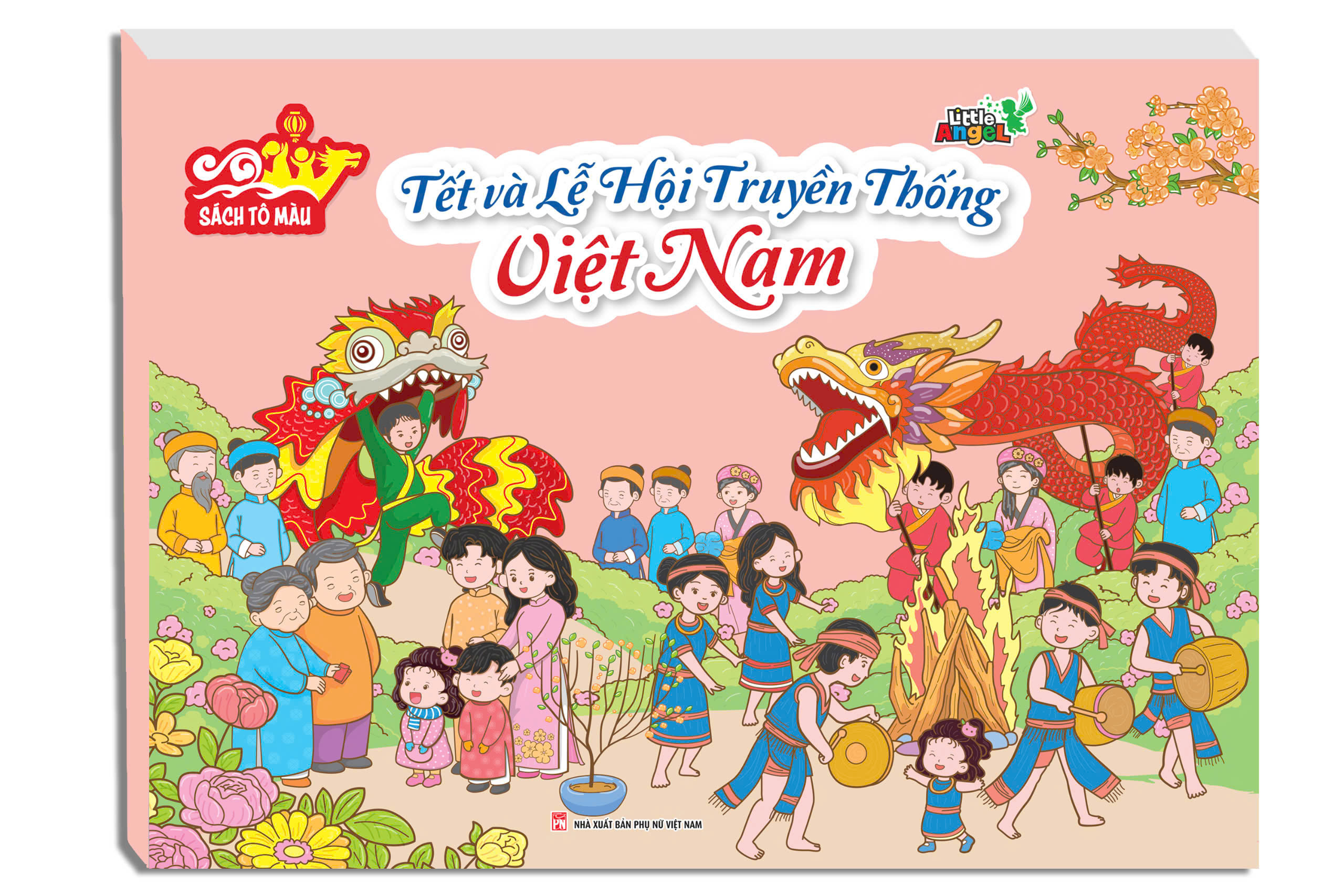 sách tô màu - tết và lễ truyền thống việt nam
