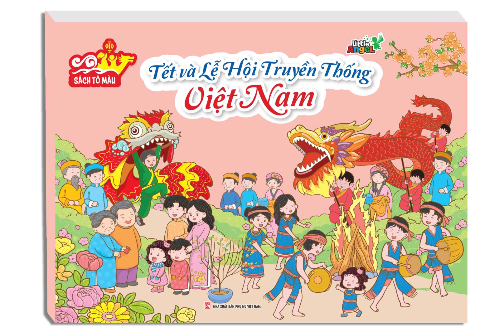 sách tô màu - tết và lễ truyền thống việt nam