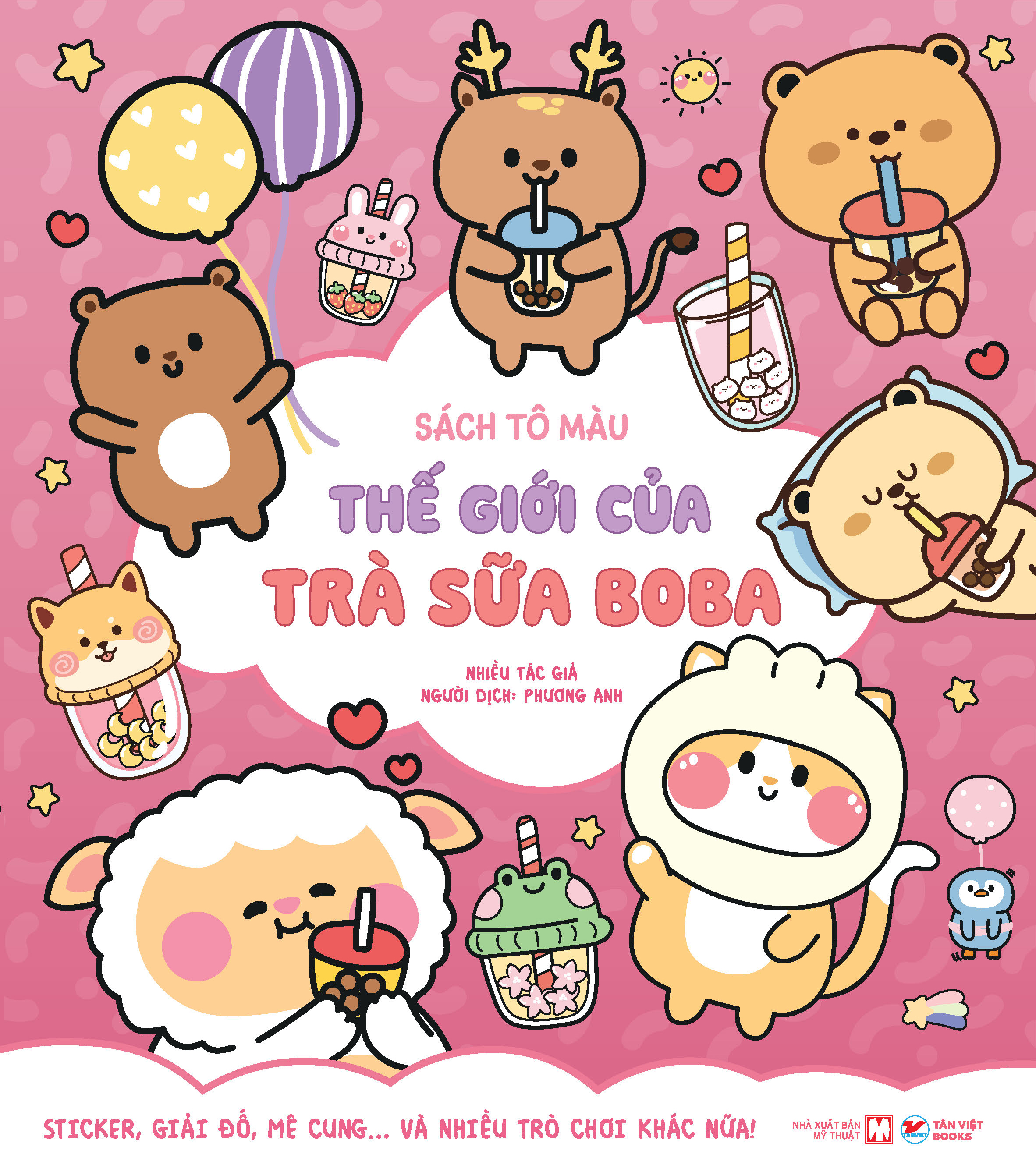 Sách Tô Màu - Thế Giới Của Trà Sữa Boba