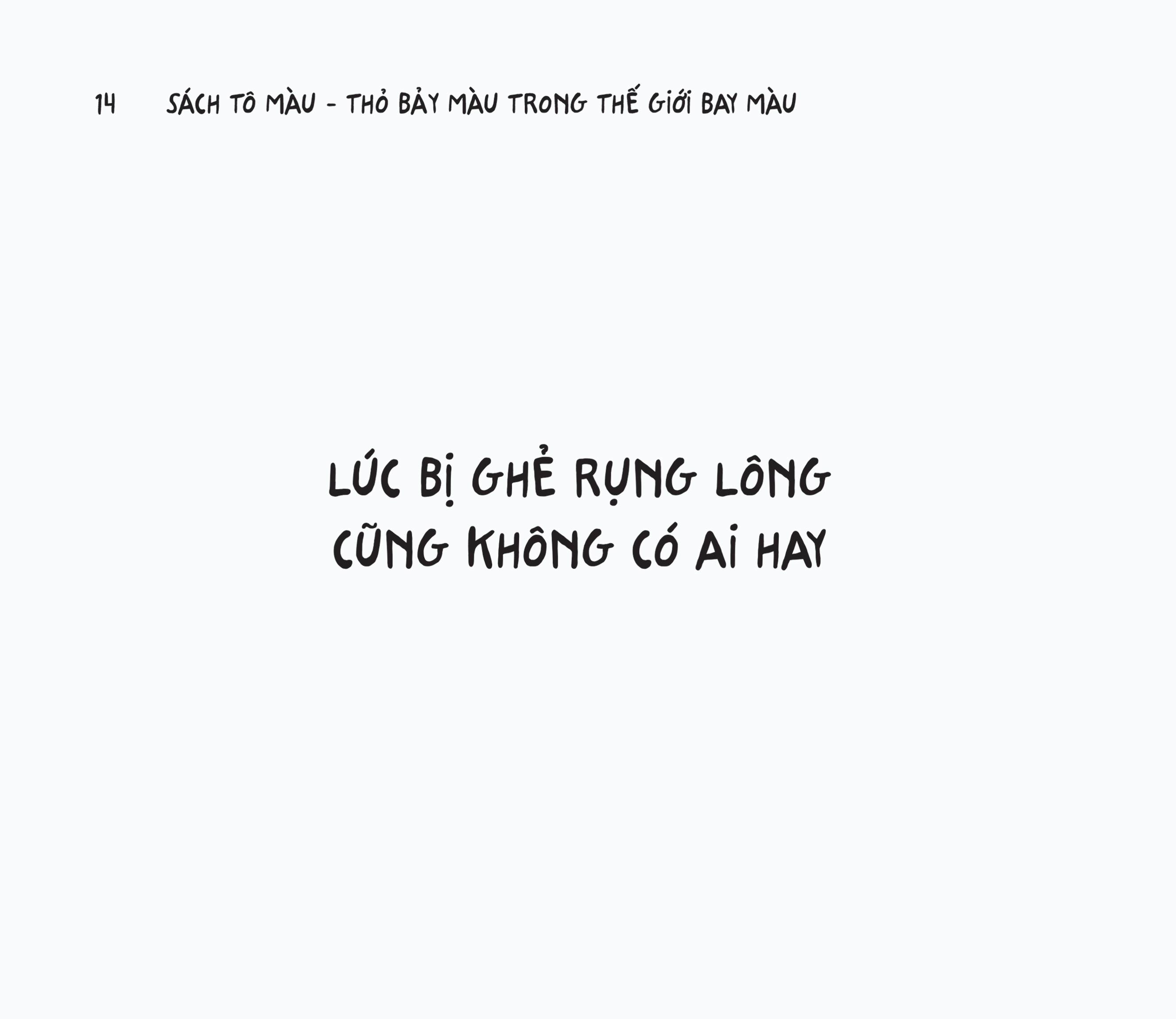 Sách Tô Màu - Thỏ Bảy Màu Trong Thế Giới Bay Màu