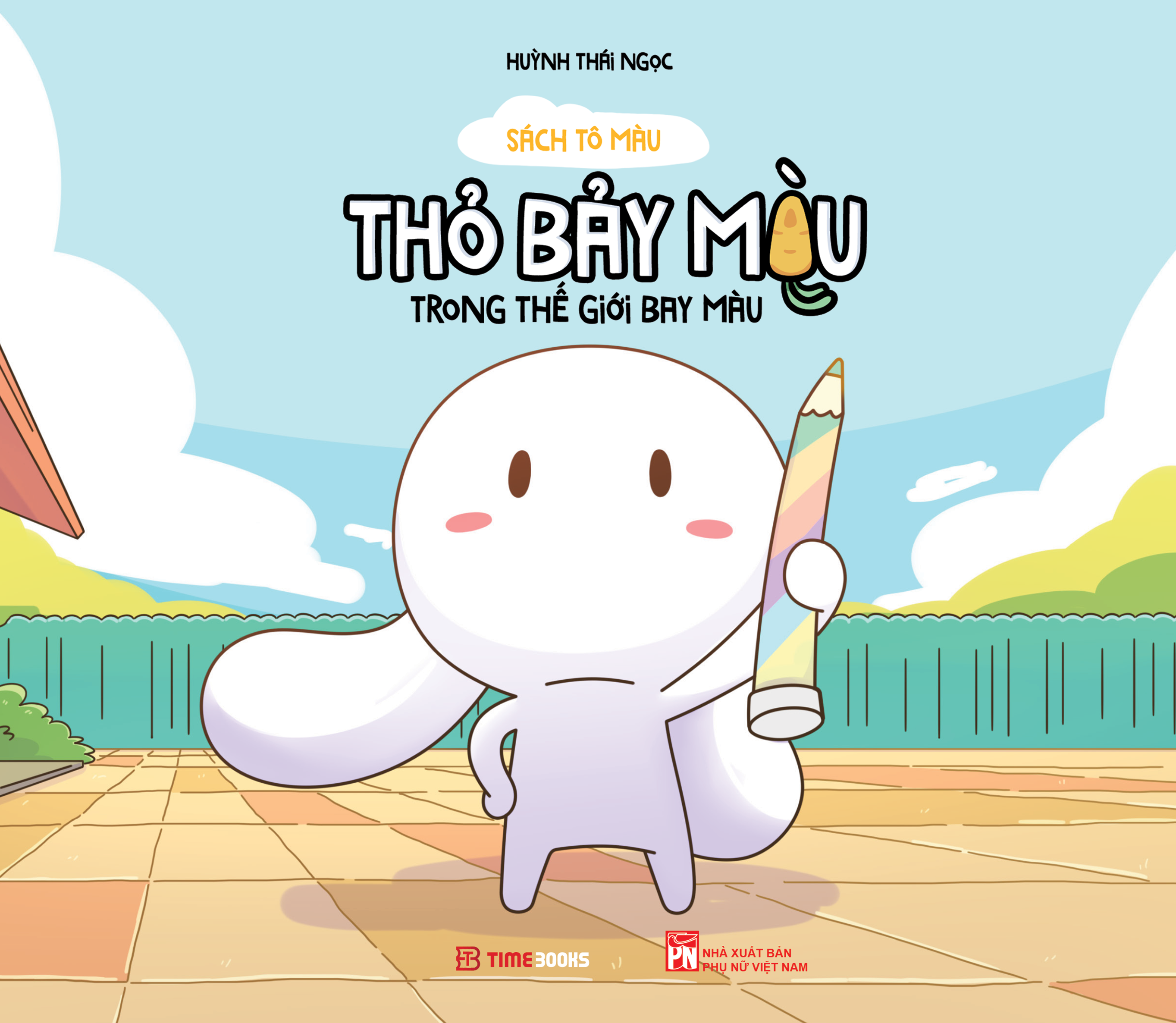 Sách Tô Màu - Thỏ Bảy Màu Trong Thế Giới Bay Màu