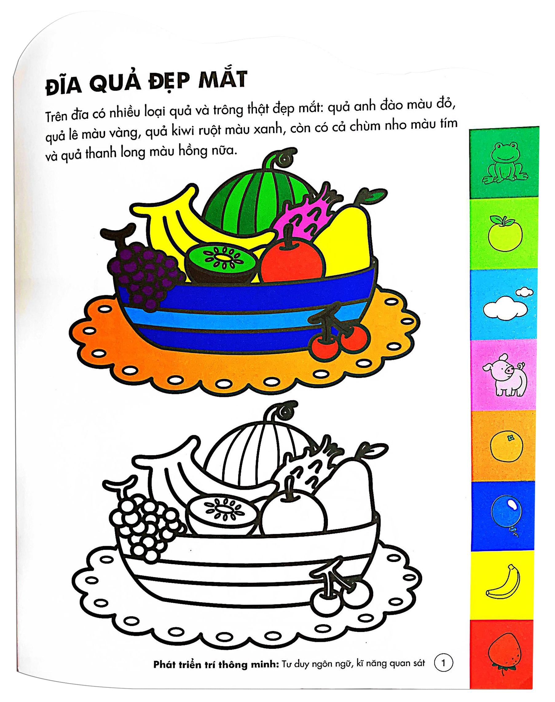 sách tô màu thông minh đầu tiên của bé - người tuyết đáng yêu (3 - 4 tuổi)