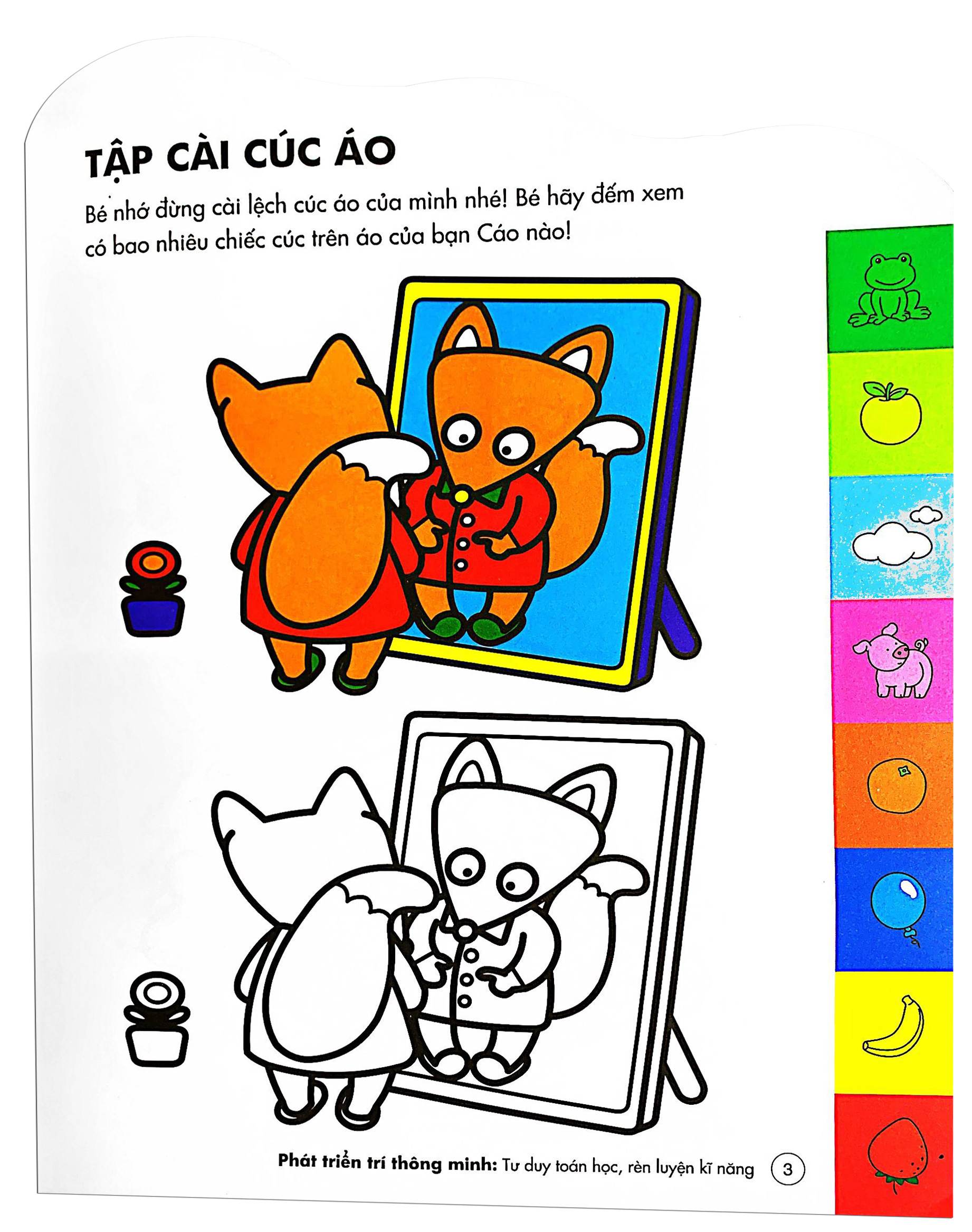 sách tô màu thông minh đầu tiên của bé - người tuyết đáng yêu (3 - 4 tuổi)