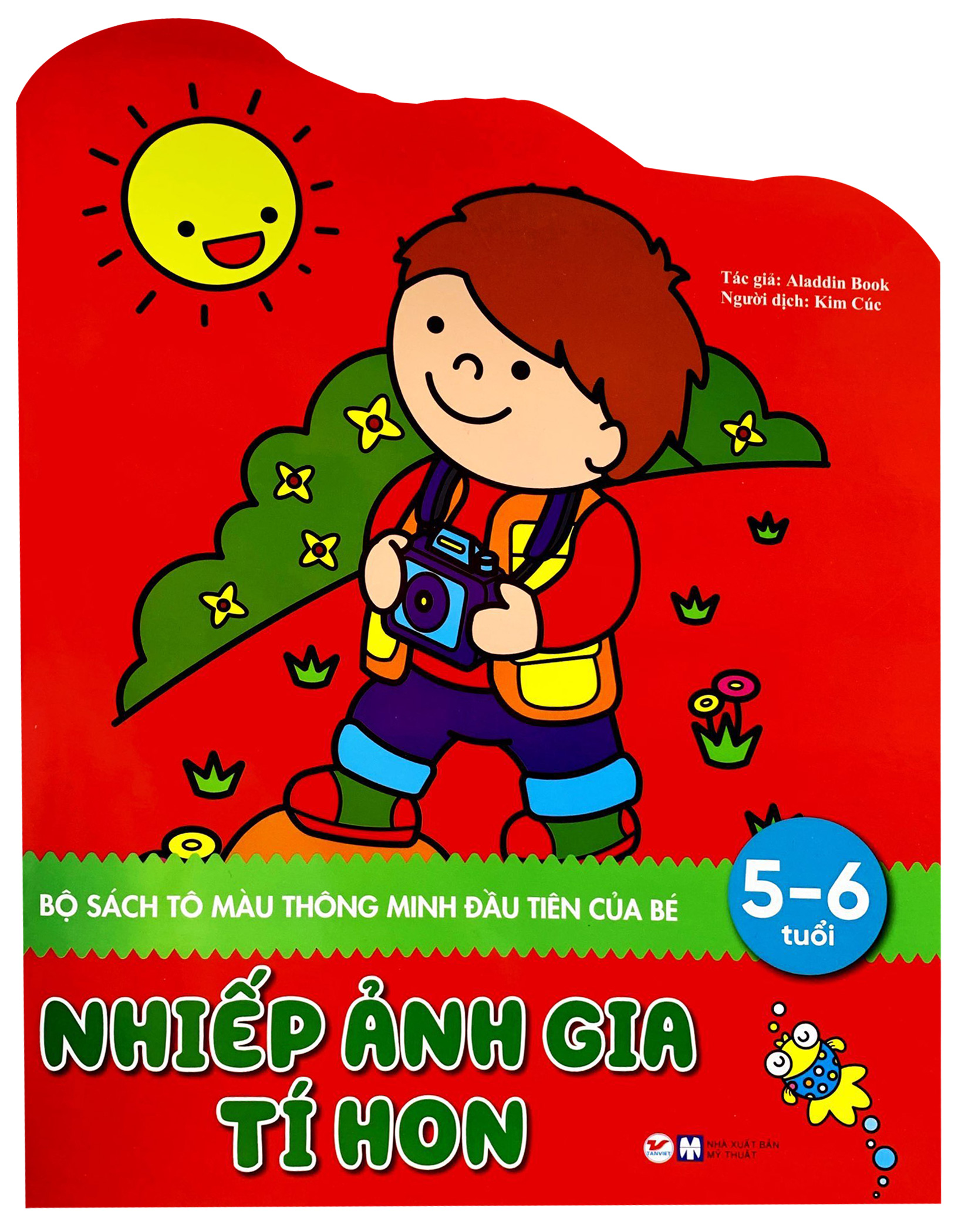 sách tô màu thông minh đầu tiên của bé - nhiếp ảnh gia tí hon (5 - 6 tuổi)