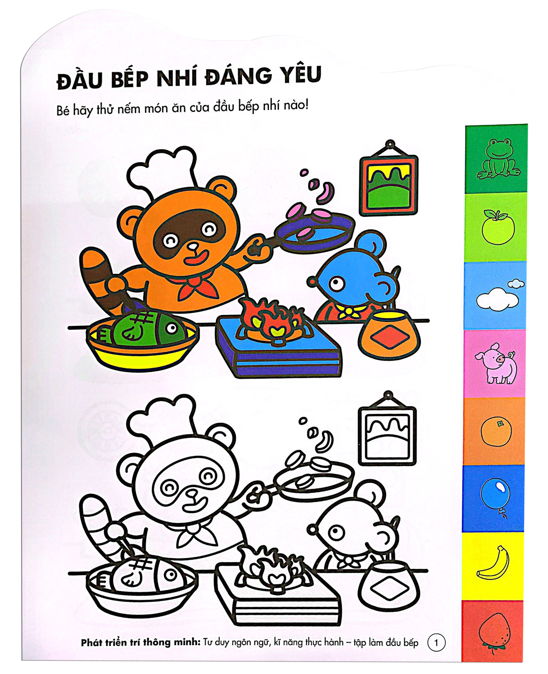 sách tô màu thông minh đầu tiên của bé - nhiếp ảnh gia tí hon (5 - 6 tuổi)