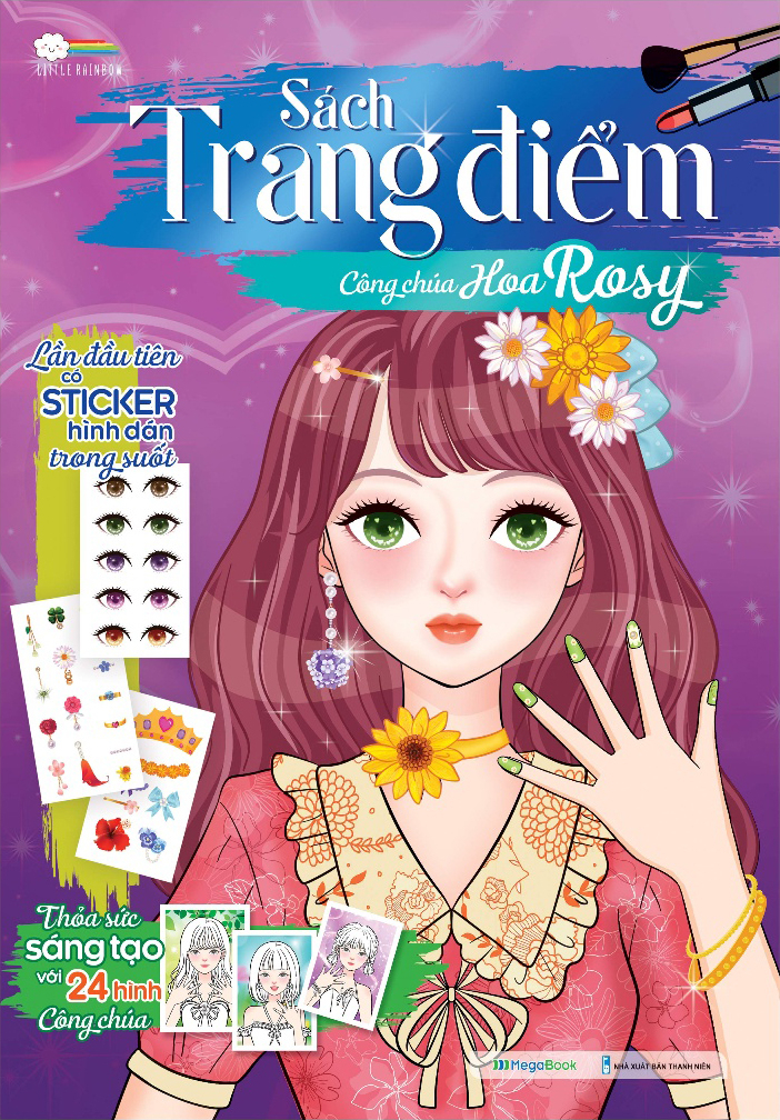 sách trang điểm - công chúa hoa rosy