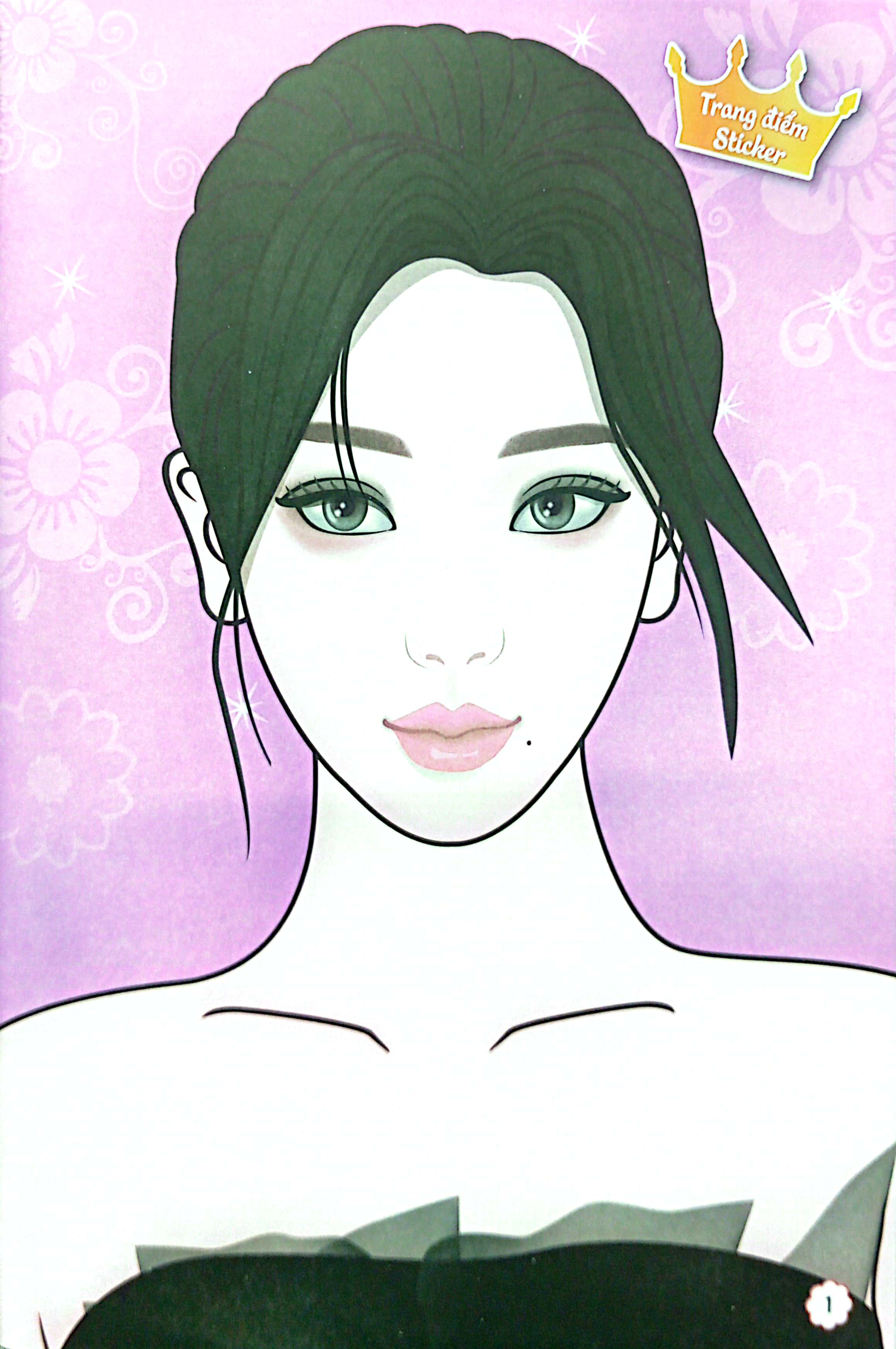 sách trang điểm thần tượng âm nhạc hàn quốc - karina - thỏa sức sáng tạo cùng sticker trong suốt