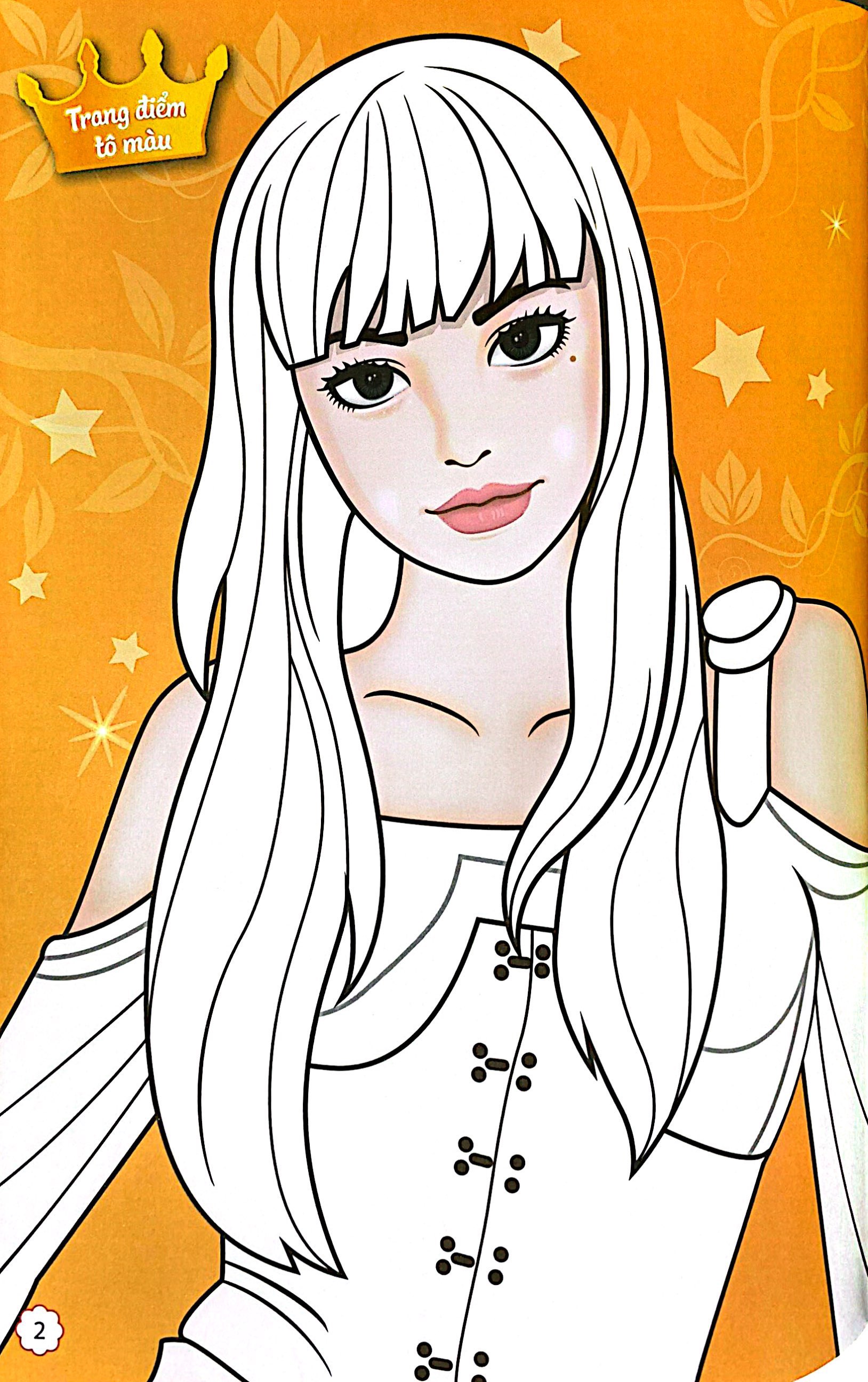 sách trang điểm thần tượng âm nhạc hàn quốc - lisa -thỏa sức sáng tạo cùng sticker trong suốt