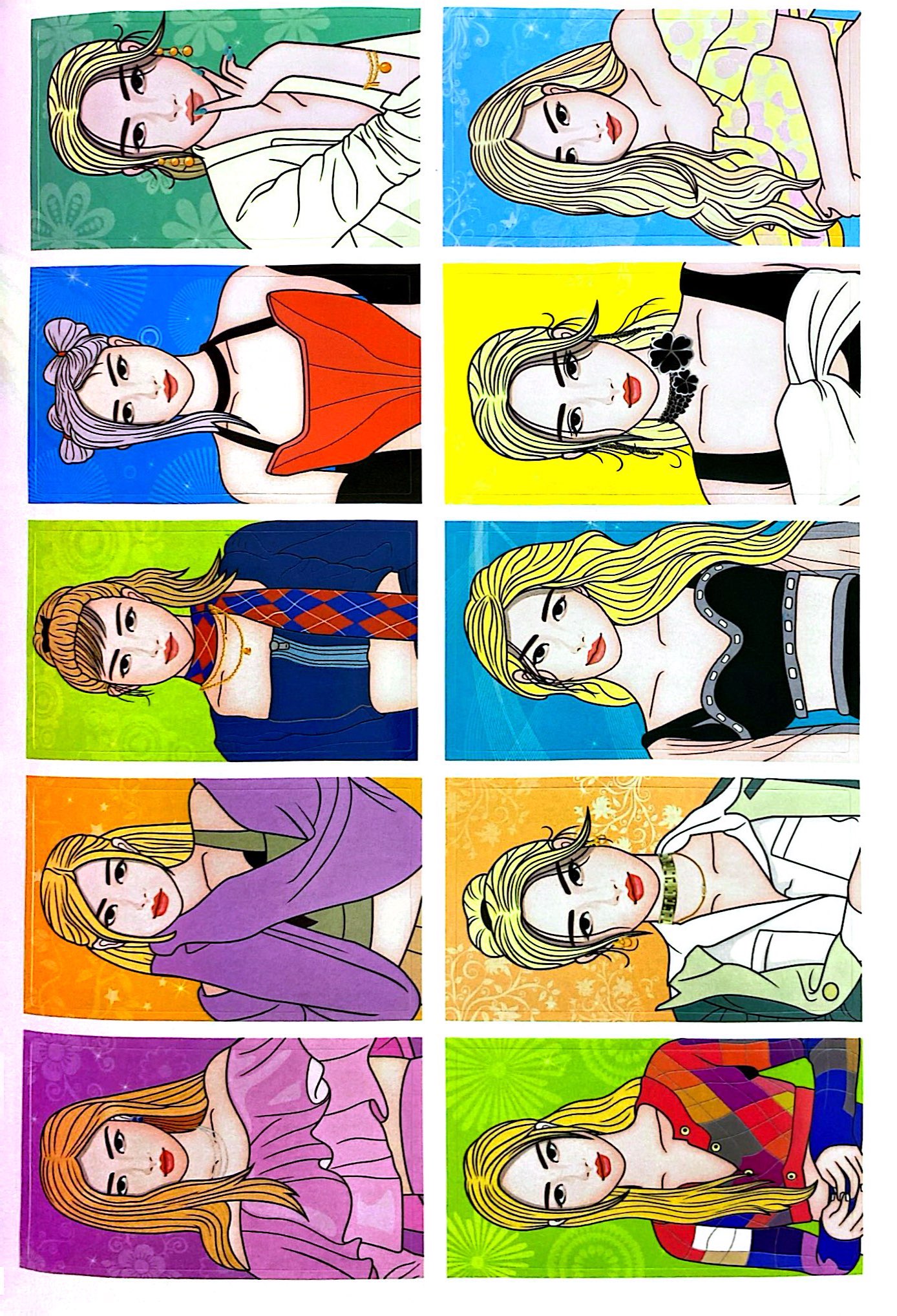 sách trang điểm thần tượng âm nhạc hàn quốc - rosie -thỏa sức sáng tạo cùng sticker trong suốt