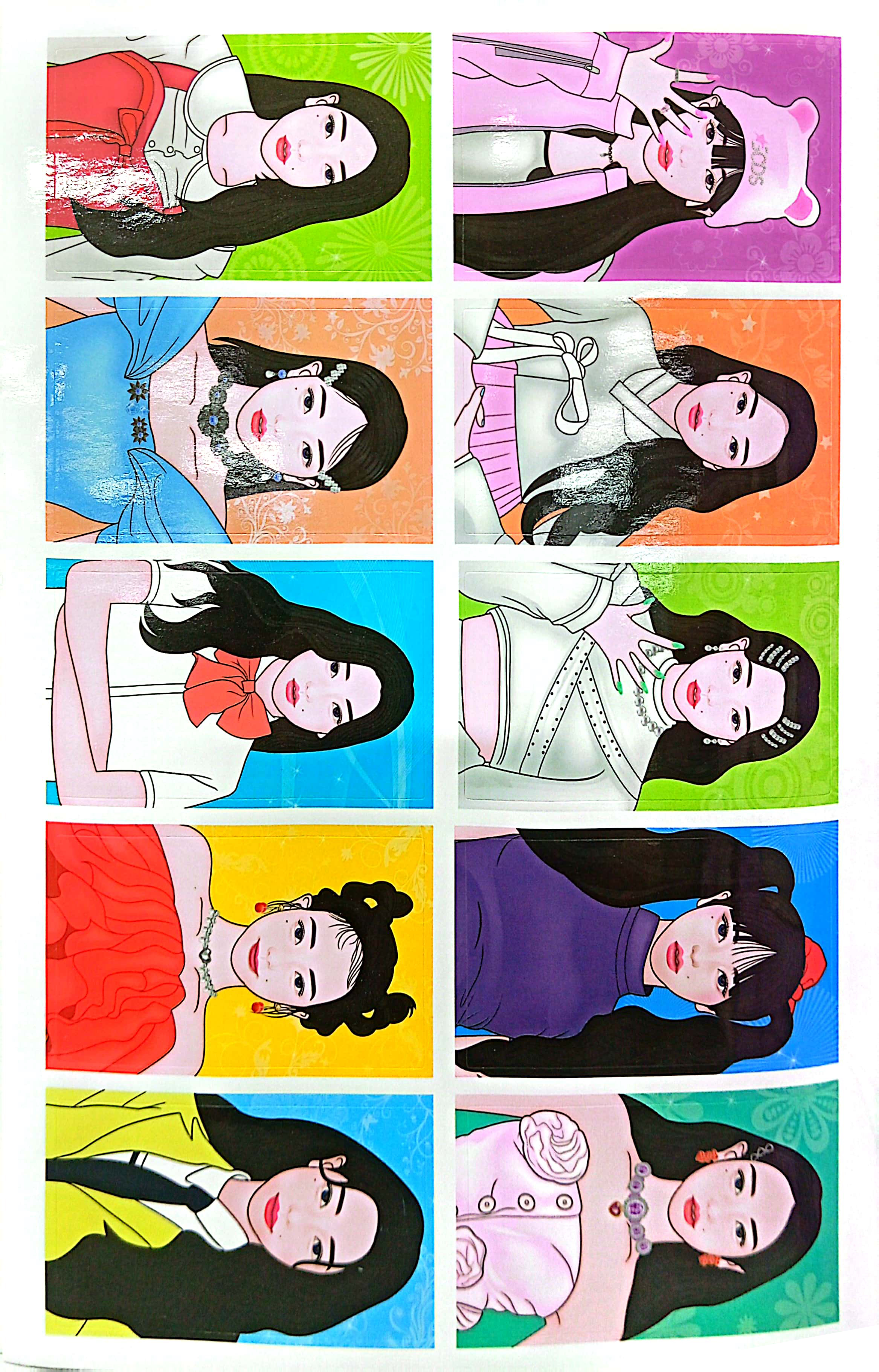 sách trang điểm thần tượng âm nhạc hàn quốc - wonyoung - thỏa sức sáng tạo cùng sticker trong suốt