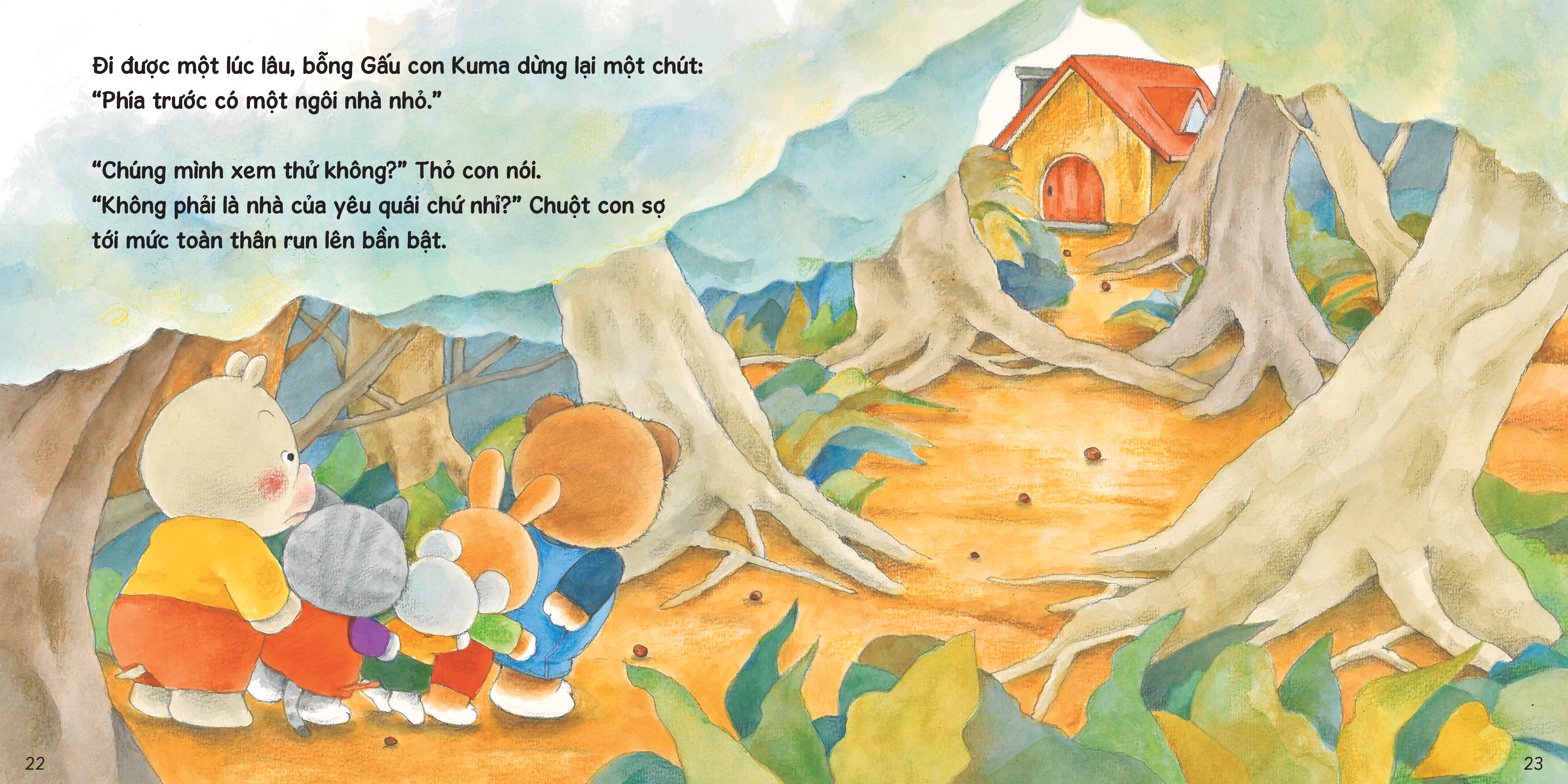 sách tranh ehon kuma - những chuyện nhỏ hằng ngày - heo con đi lạc