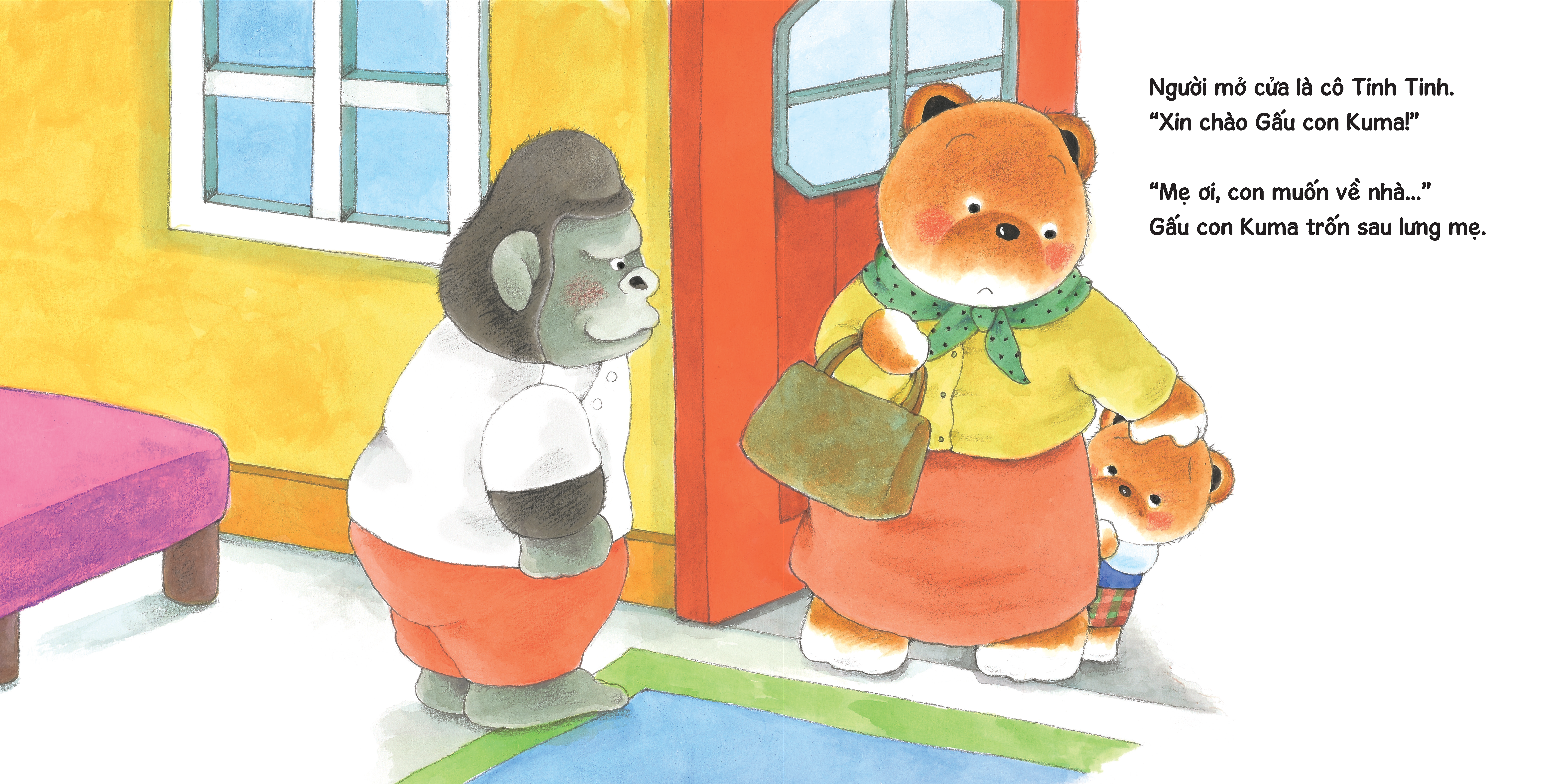 sách tranh ehon kuma - những chuyện nhỏ hằng ngày - trời ơi! sâu răng!