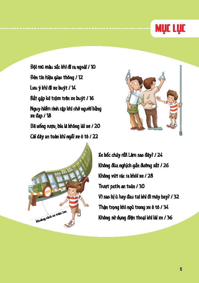 Sach Tranh Giao Duc An Toan Cho Hoc Sinh - An Toan Giao Thong