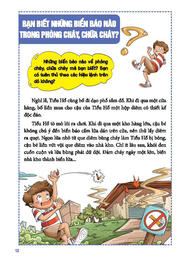 Sach Tranh Giao Duc An Toan Cho Hoc Sinh - An Toan Phong Chay Chua Chay