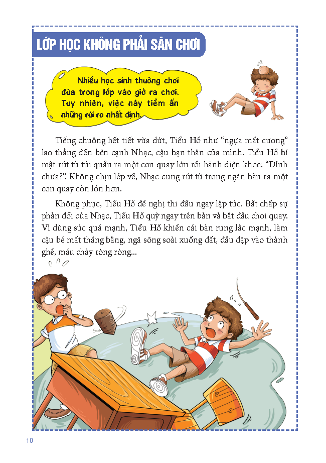 Sach Tranh Giao Duc An Toan Cho Hoc Sinh - An Toan Trong Truong Hoc