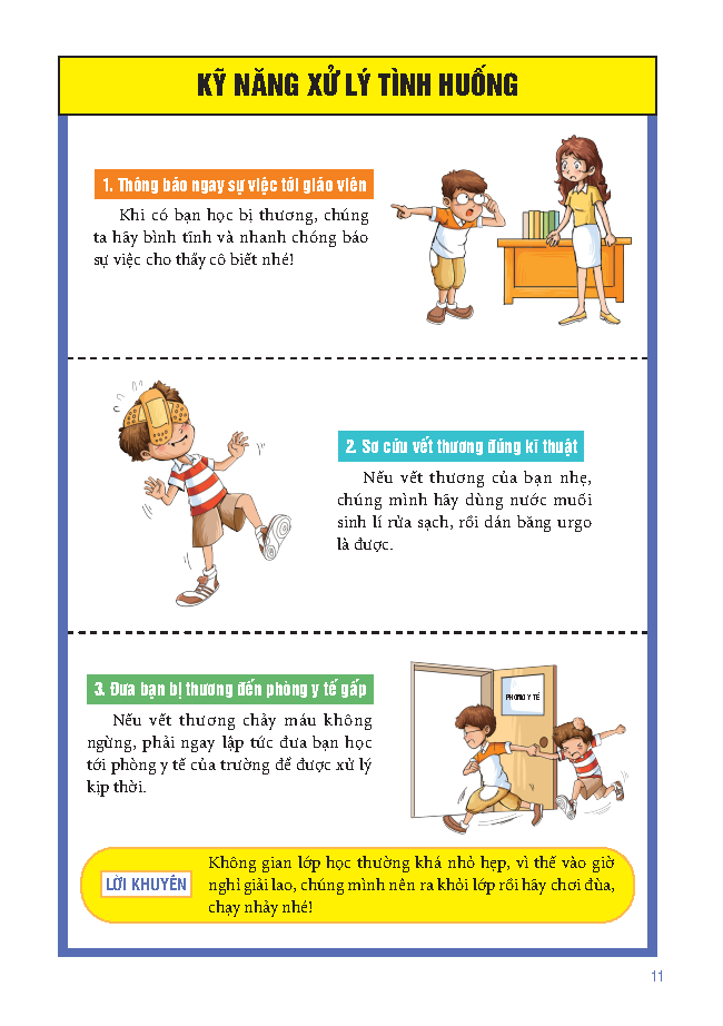 Sach Tranh Giao Duc An Toan Cho Hoc Sinh - An Toan Trong Truong Hoc