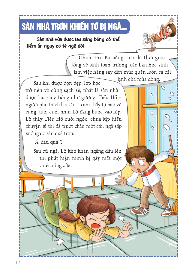 Sach Tranh Giao Duc An Toan Cho Hoc Sinh - An Toan Trong Truong Hoc