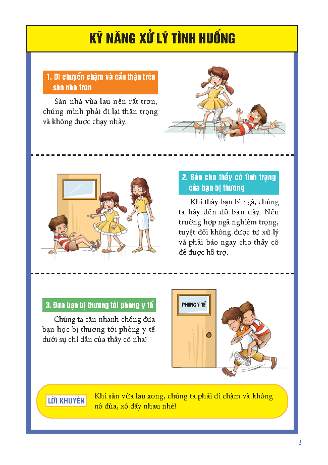 Sach Tranh Giao Duc An Toan Cho Hoc Sinh - An Toan Trong Truong Hoc