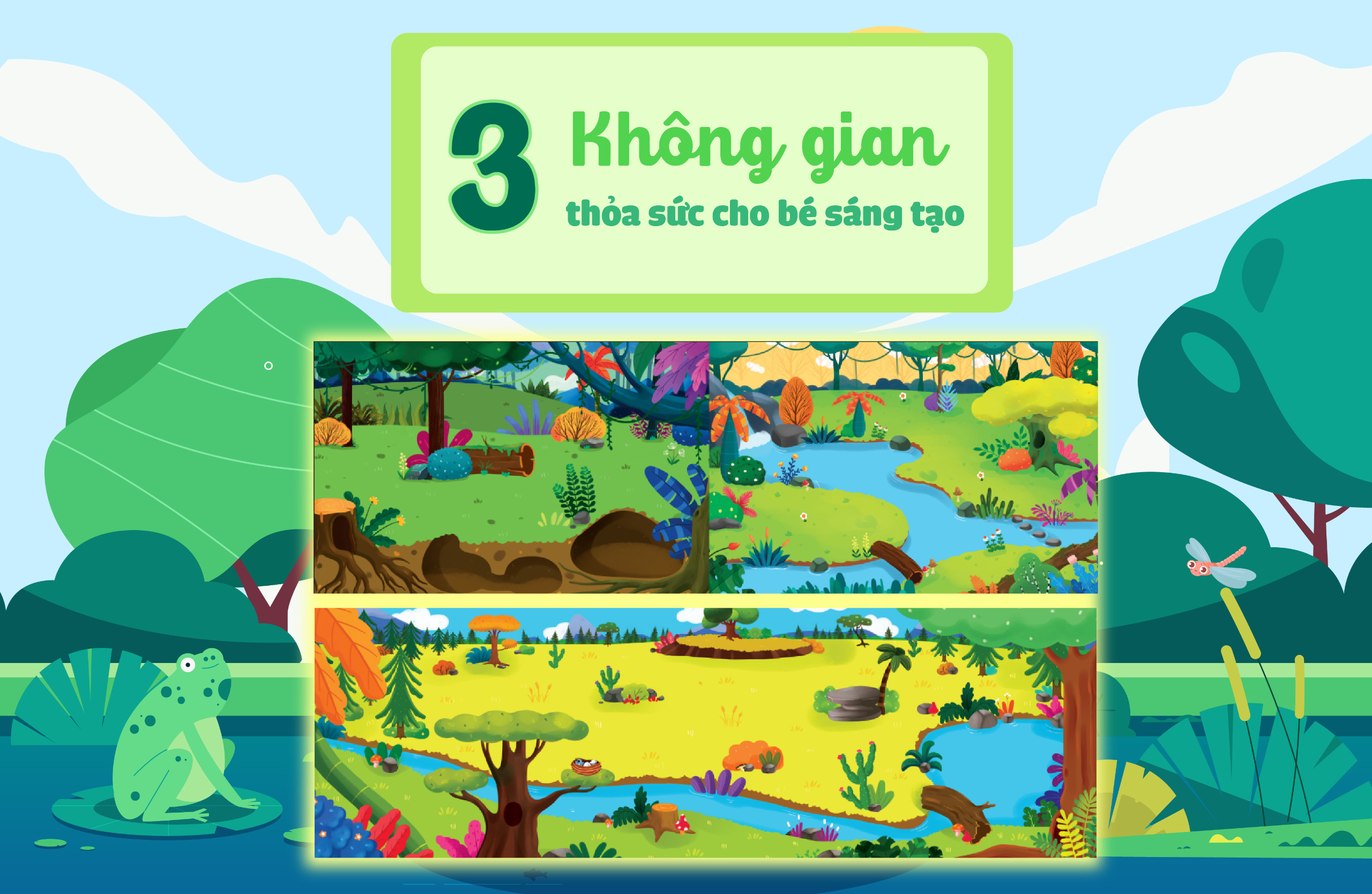 sách trò chơi bóc dán cảm xúc - rừng xanh