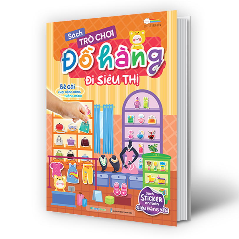 sách trò chơi đồ hàng - đi siêu thị