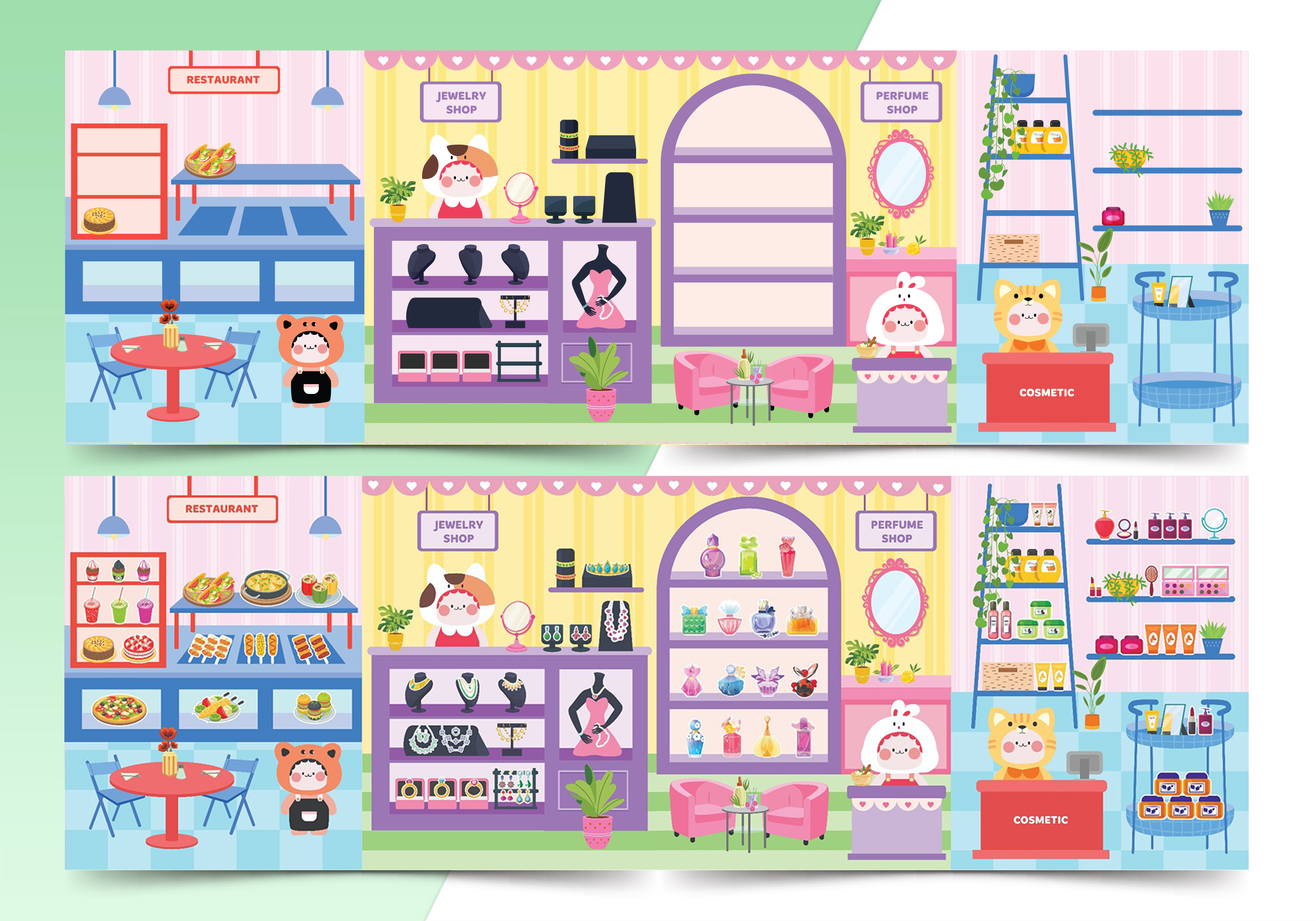 sách trò chơi đồ hàng - đi siêu thị