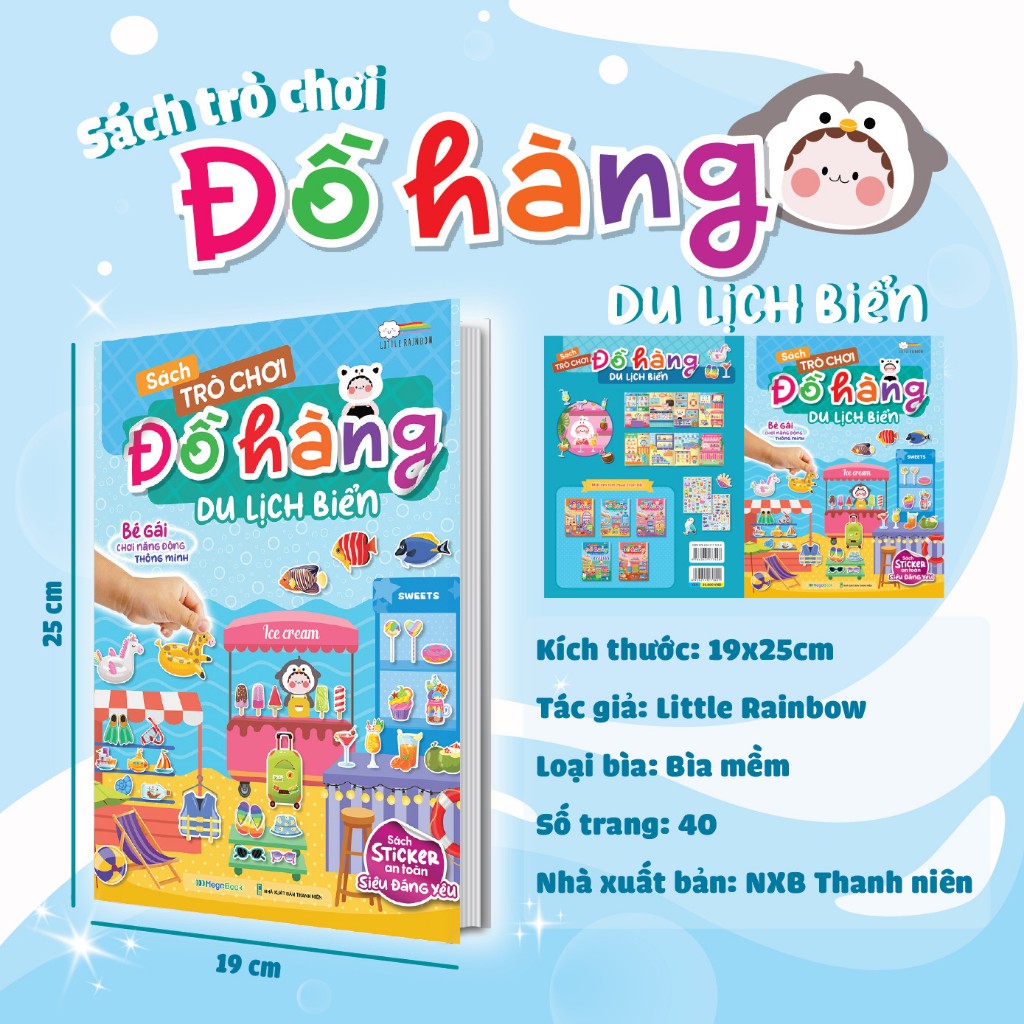 sách trò chơi đồ hàng - du lịch biển