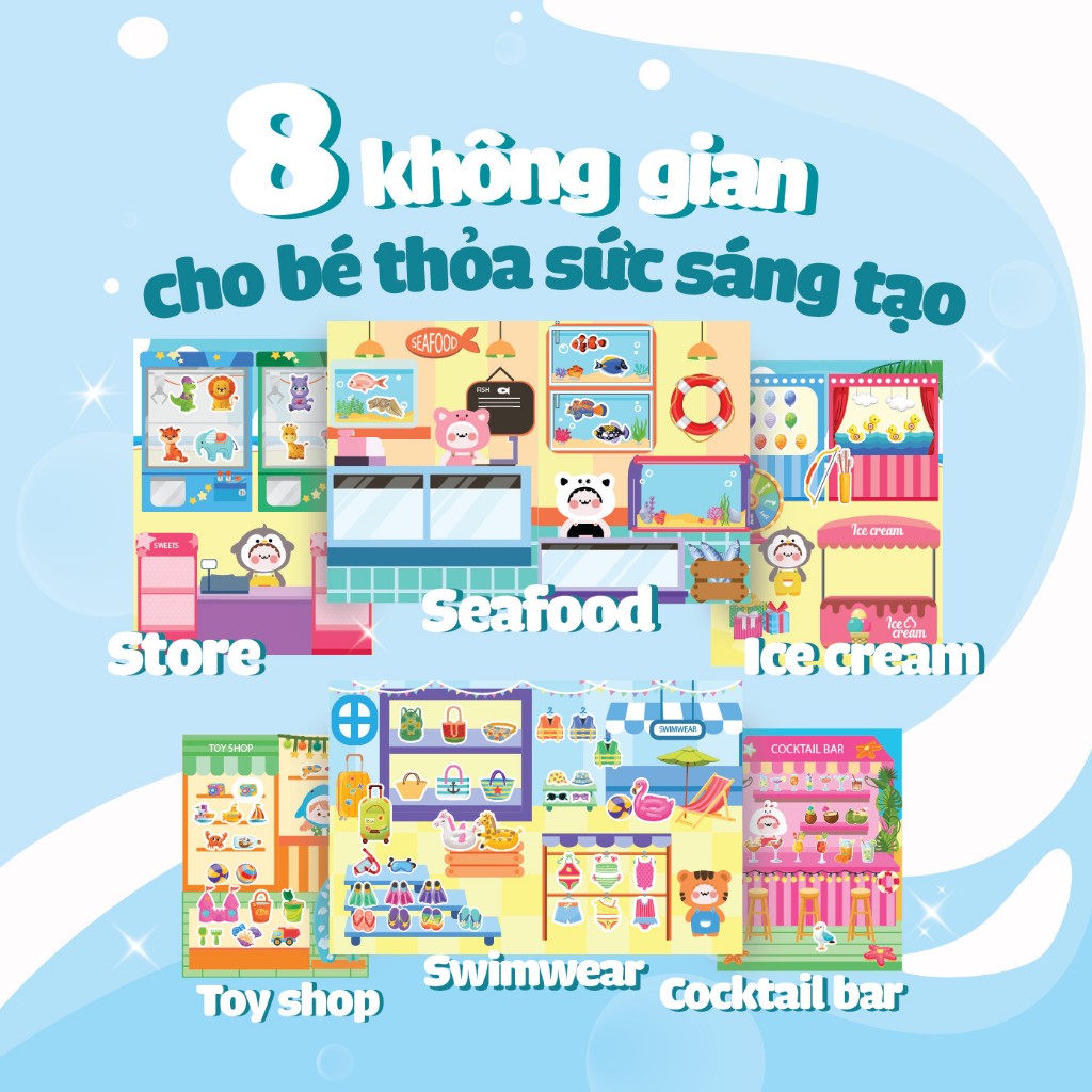 sách trò chơi đồ hàng - du lịch biển