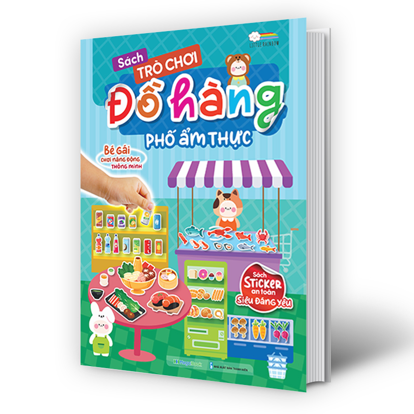 sách trò chơi đồ hàng - phố ẩm thực