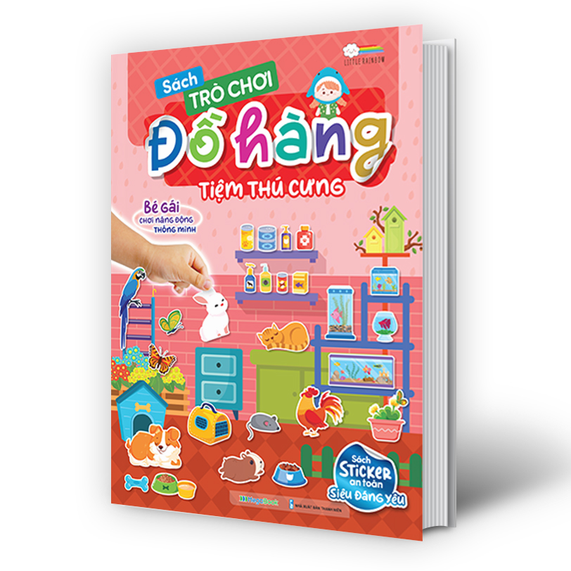 sách trò chơi đồ hàng - tiệm thú cưng