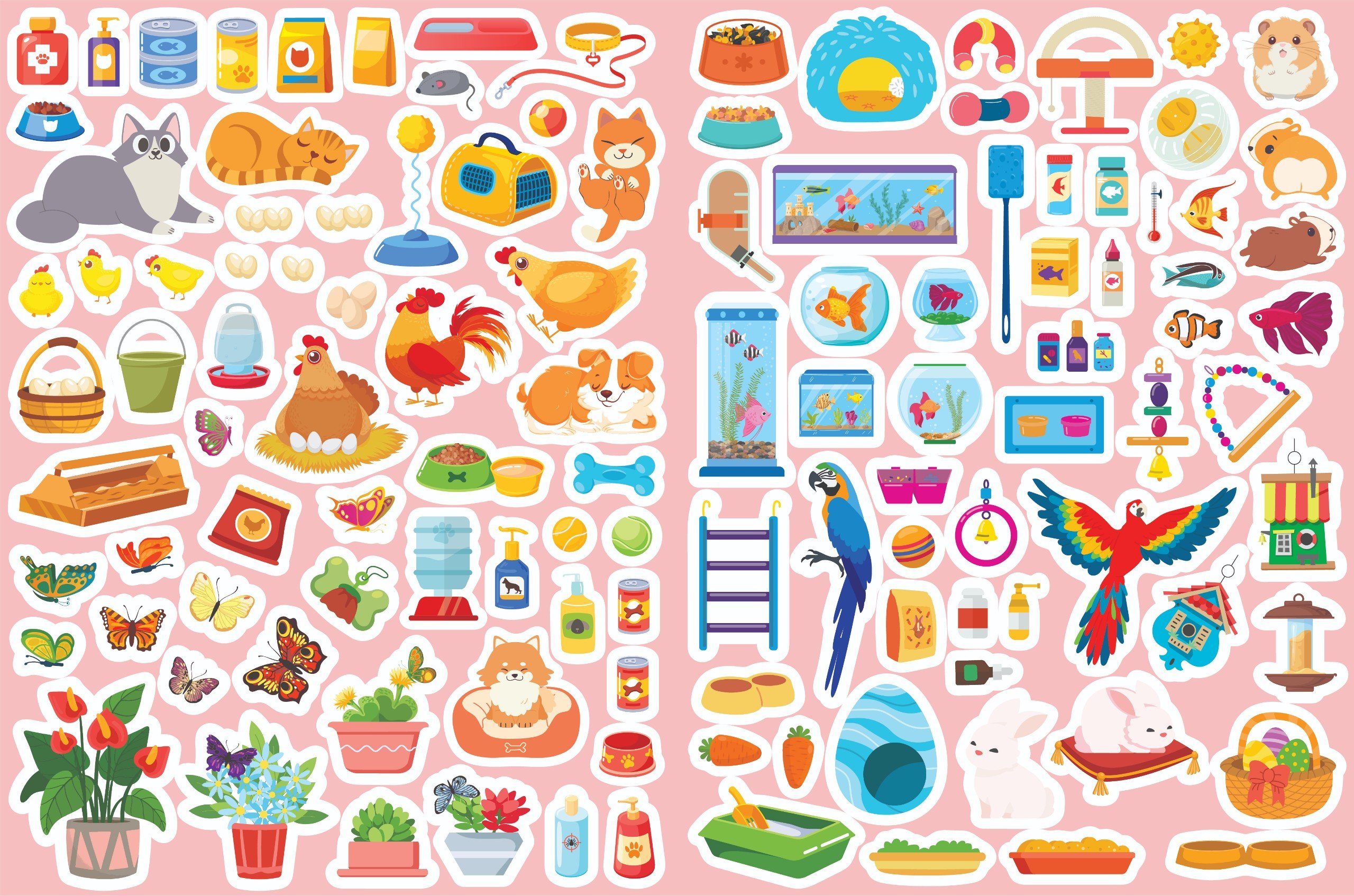 sách trò chơi đồ hàng - tiệm thú cưng