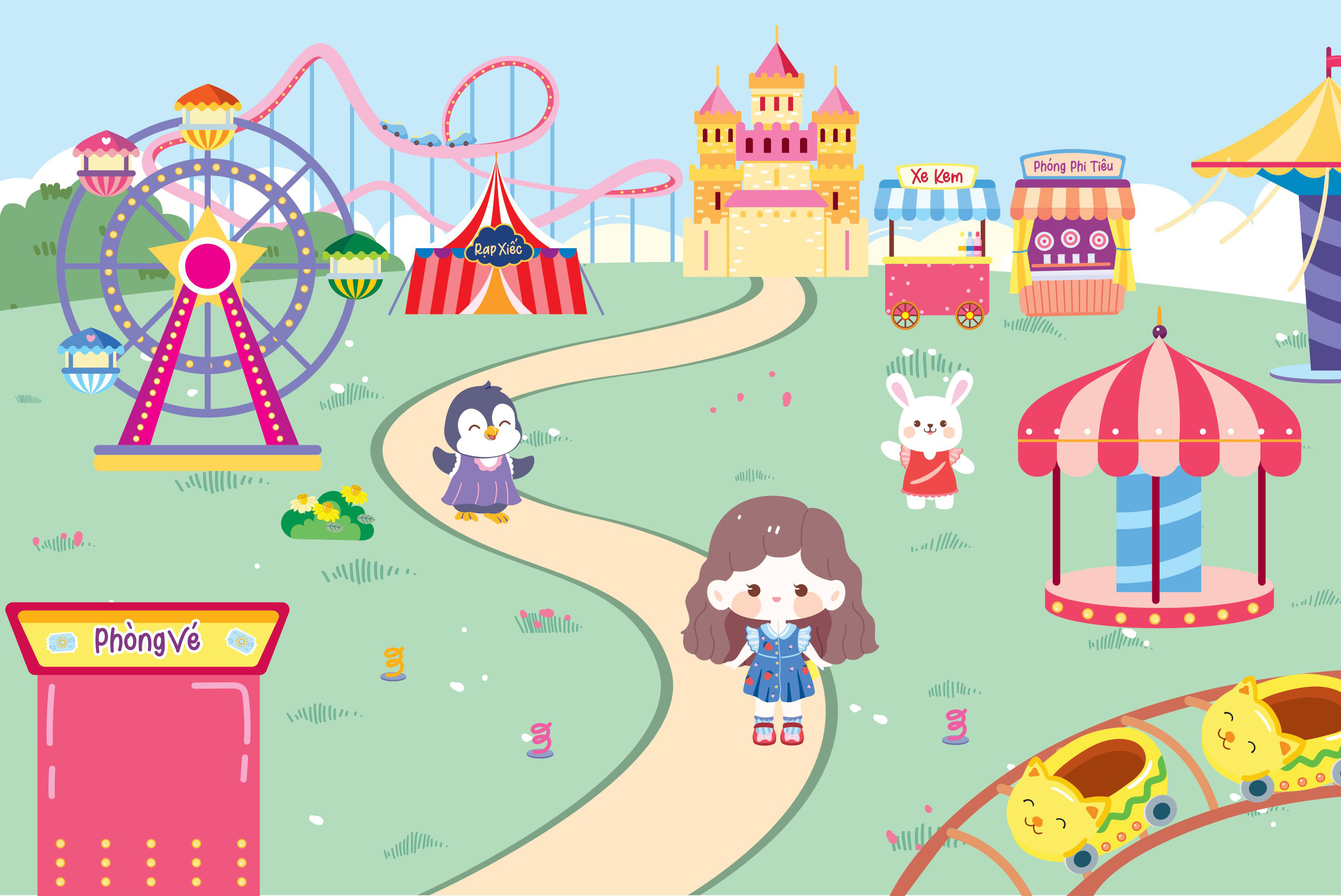 sách trò chơi đóng vai công chúa nhỏ mika - du lịch vui vẻ