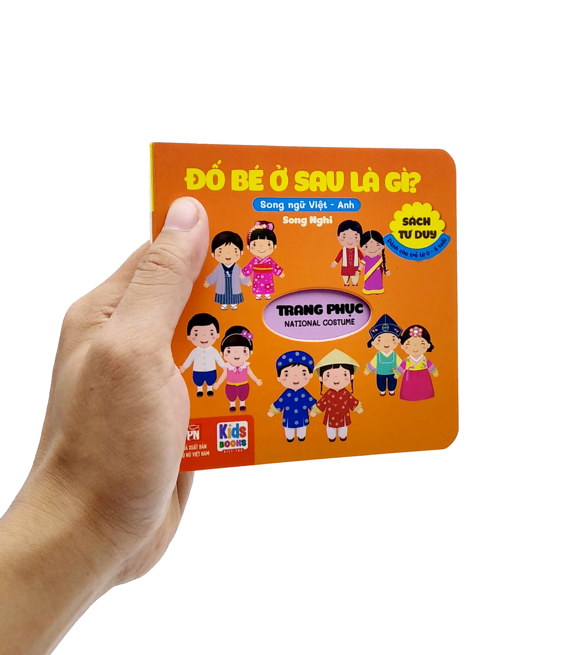 sách tư duy - đố bé ở sau là gì? - trang phục (song ngữ việt - anh)