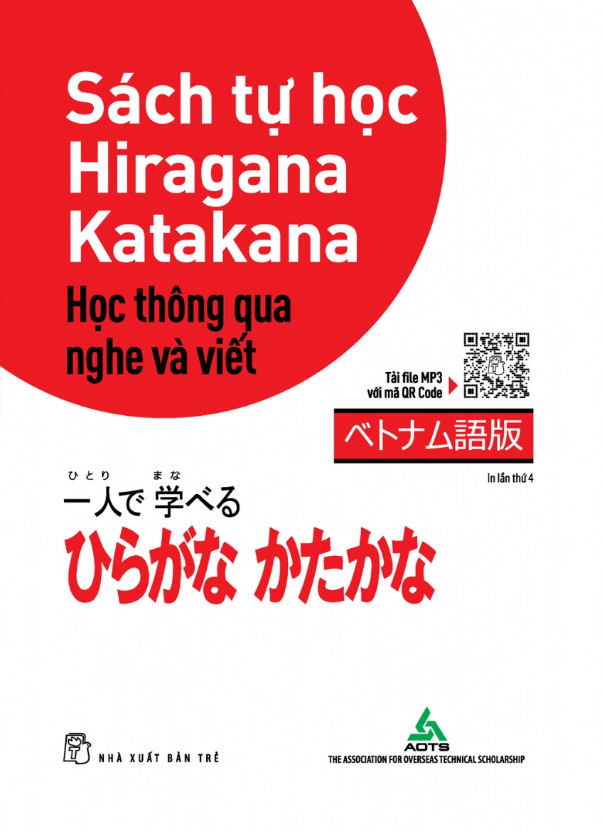 sách tự học hiragana-katakana - học thông qua nghe và viết - bản tiếng việt (tái bản 2023)