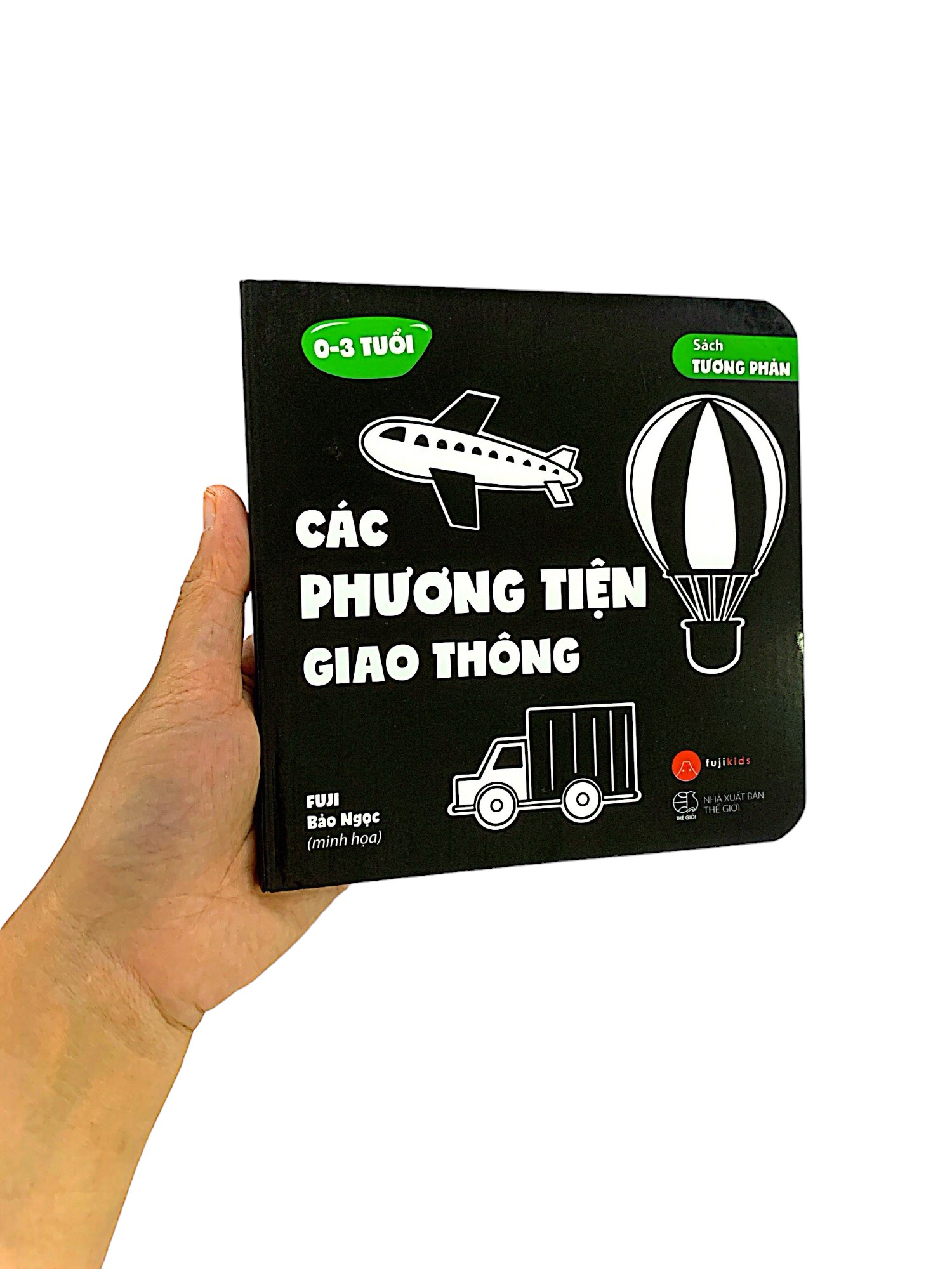 sách tương phản - các phương tiện giao thông (0-3 tuổi)