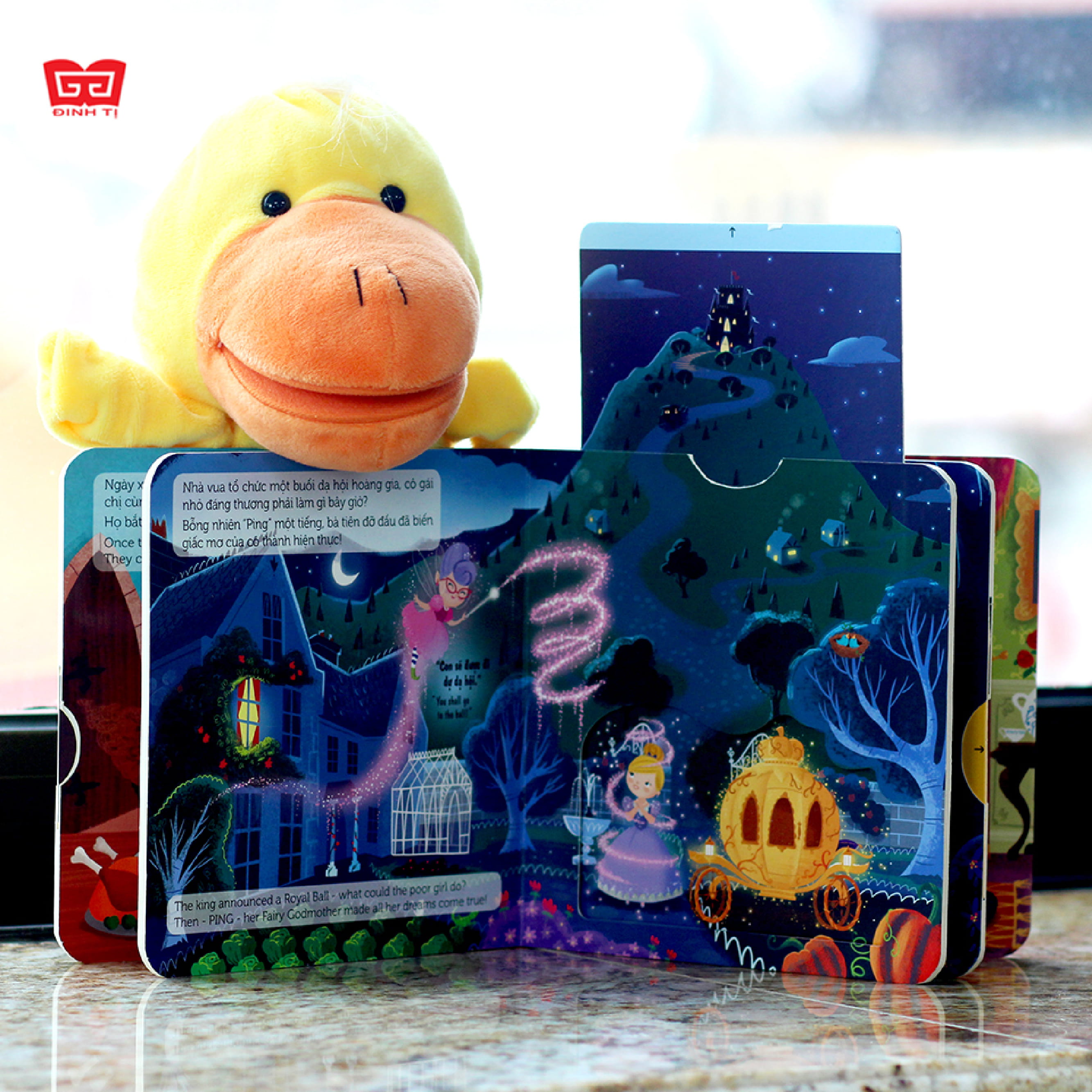 sách tương tác chuyển động - thế giới cổ tích - hộp 1 (3 tập)
