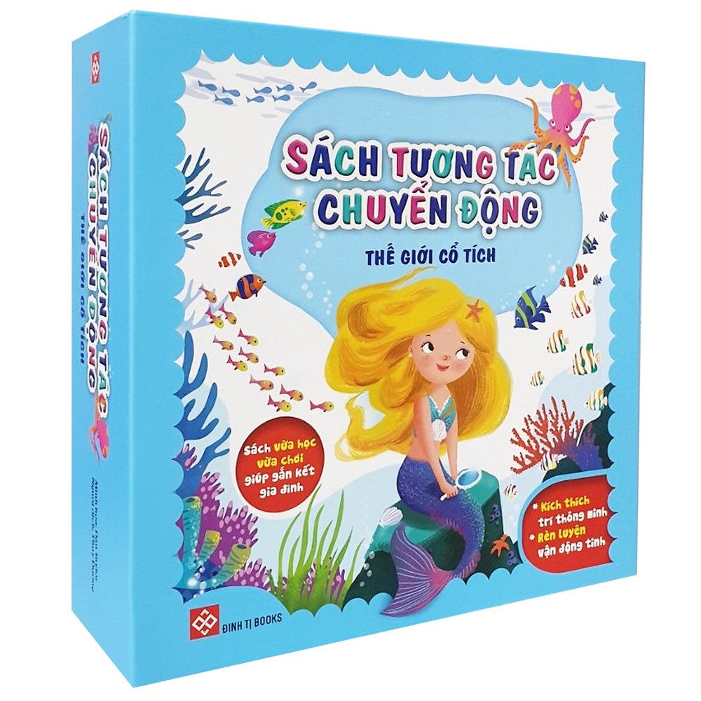 sách tương tác chuyển động - thế giới cổ tích - hộp 1 (3 tập)