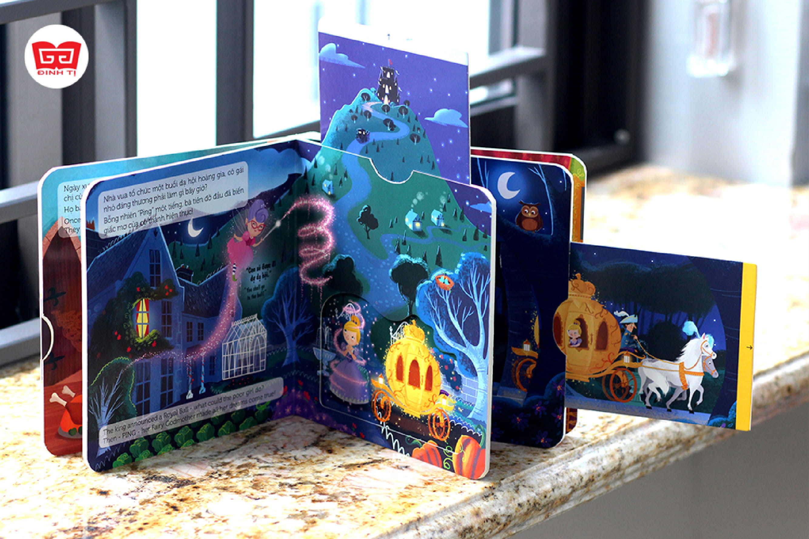 sách tương tác chuyển động - thế giới cổ tích - hộp 1 (3 tập)