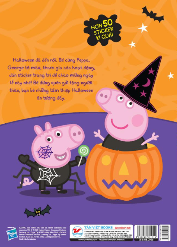 Sach Tuong Tac - Cung Hoc Cung Choi Voi Peppa Pig - Halloween Vui Nhon Cua Peppa