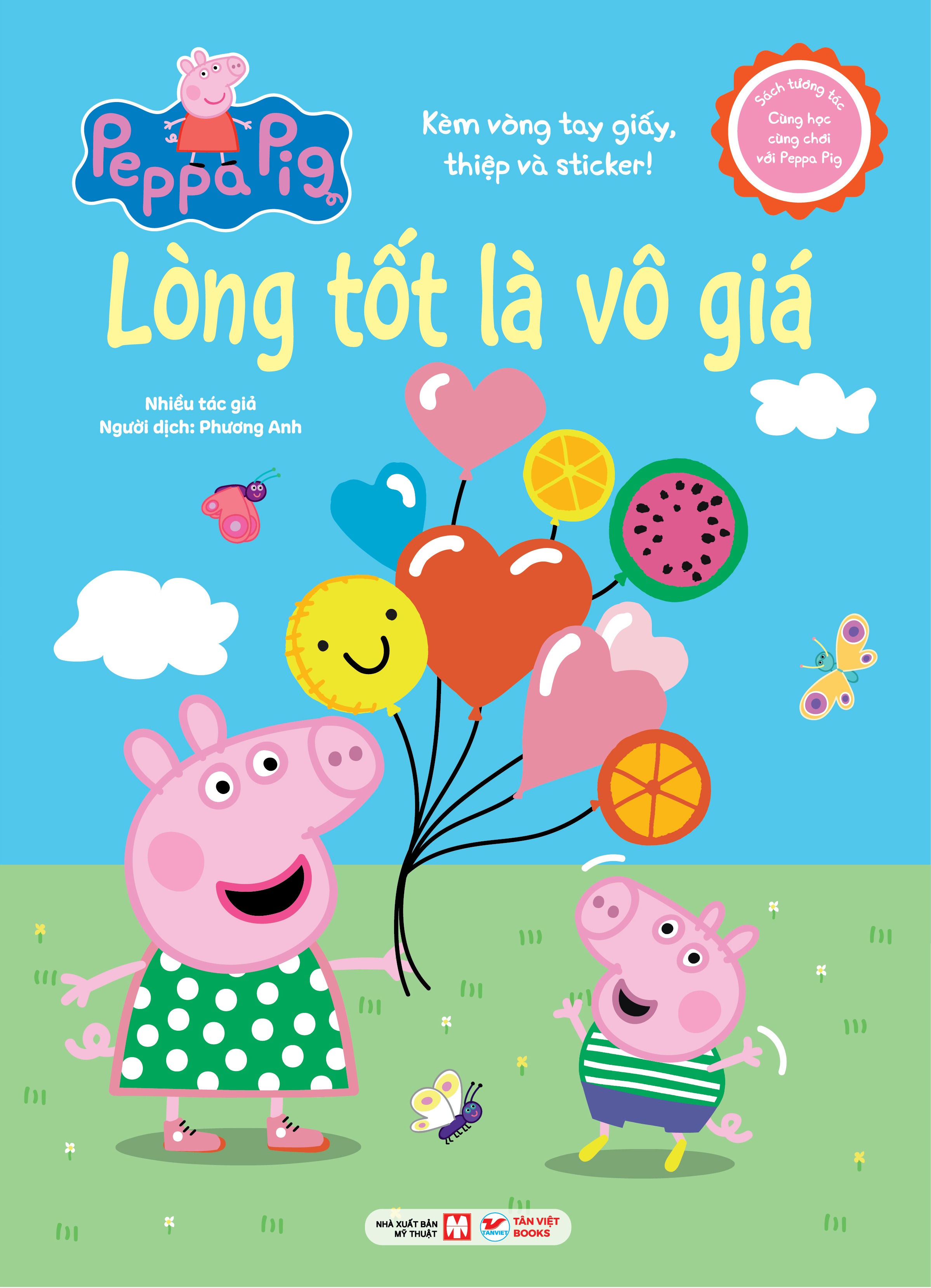 sách tương tác - cùng học cùng chơi với peppa pig - lòng tốt là vô giá