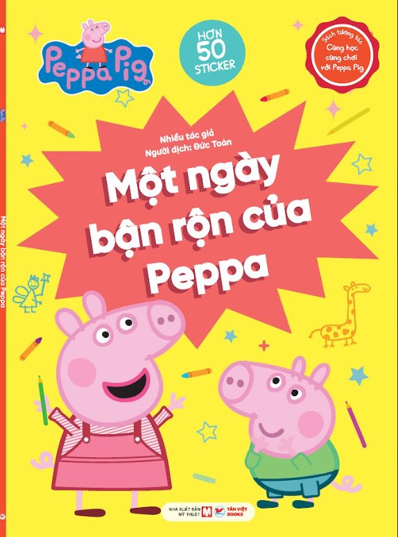 Sach Tuong Tac - Cung Hoc Cung Choi Voi Peppa Pig - Mot Ngay Ban Ron Cua Peppa
