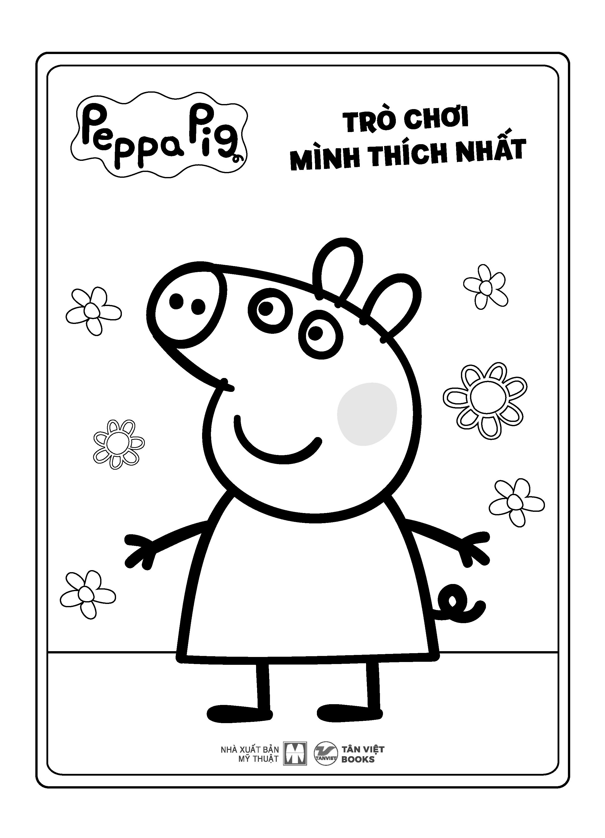 Sach Tuong Tac - Cung Hoc Cung Choi Voi Peppa Pig - Tro Choi Minh Thich Nhat